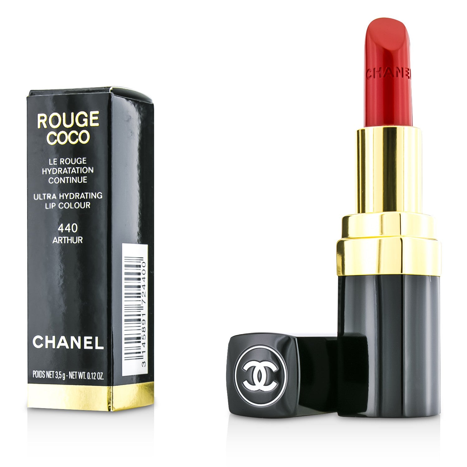 Chanel Rouge Coco Ultra Hydrating Lip Colour - # 440 Arthur  3.5g/0.12oz