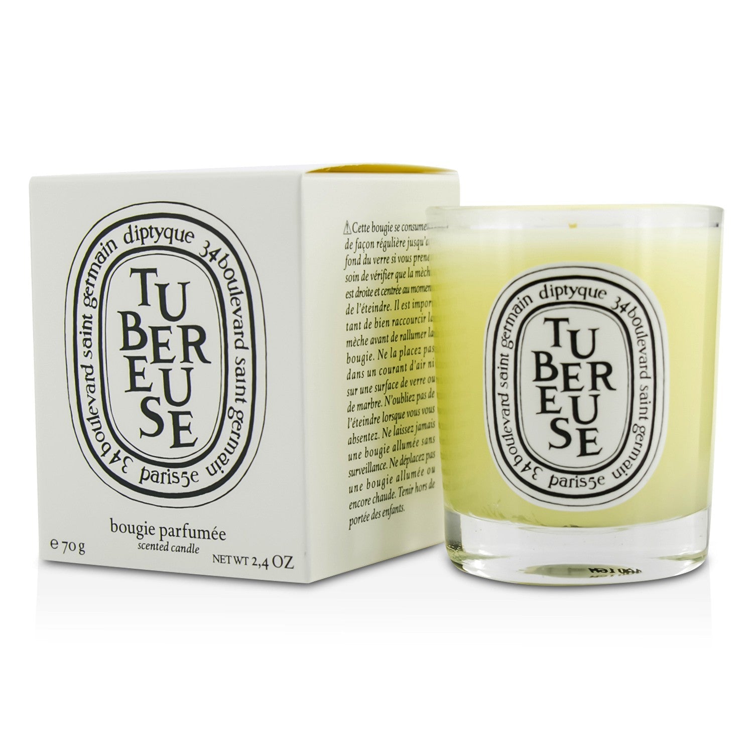 Diptyque Scented Candle - Tubereuse (Tuberose)  70g/2.4oz