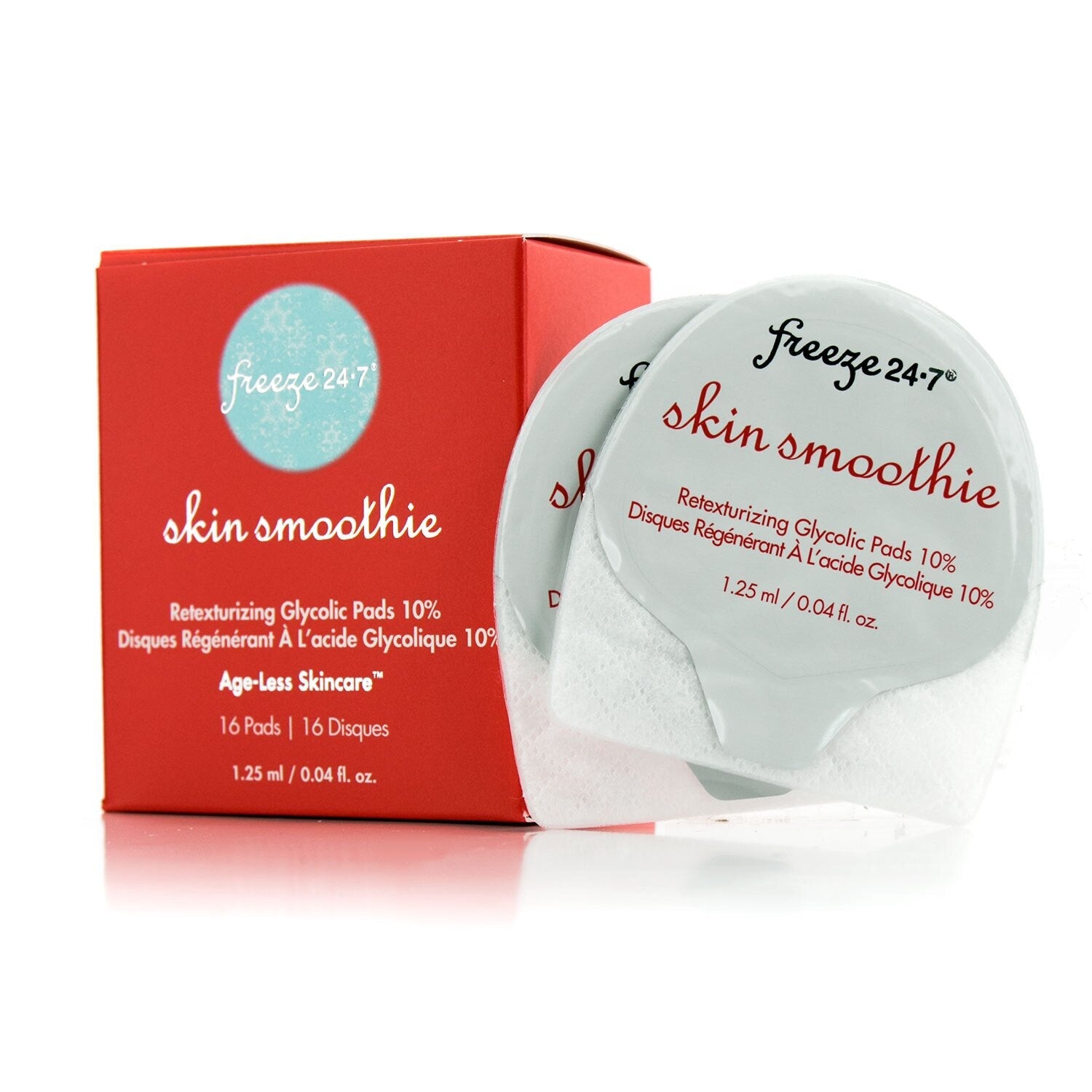 Freeze 24/7 Skin Smoothie Retexturizing Glycolic Pads 10%  16 Pads