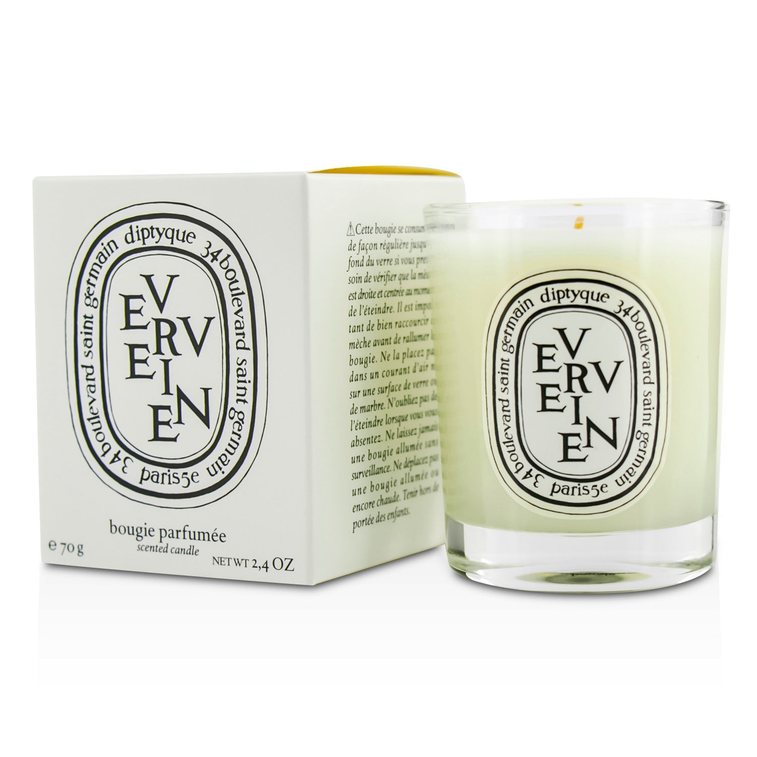 Diptyque Scented Candle - Verveine (Lemon Verbena)  70g/2.4oz