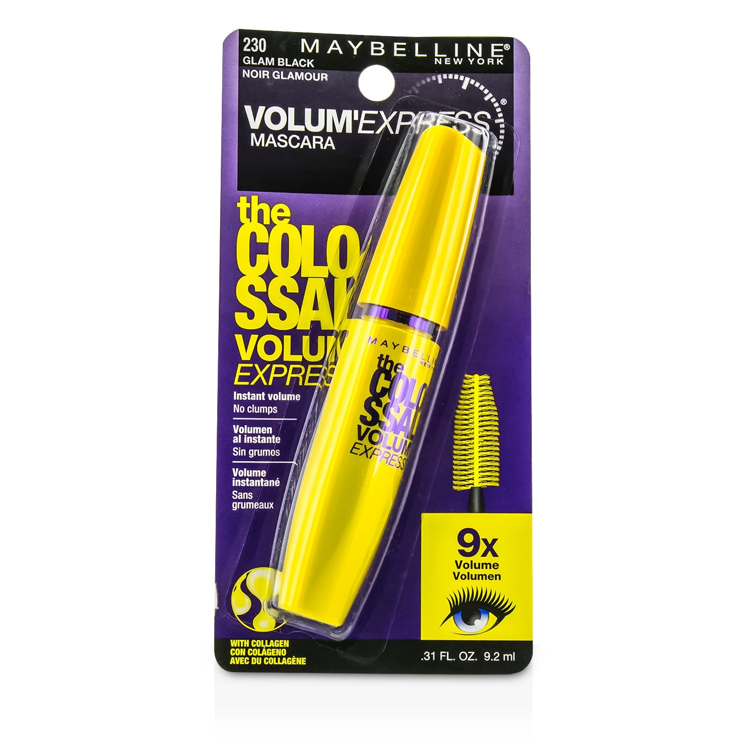 Maybelline Volum' Express The Colossal Mascara - #Glam Black  10.7ml/0.36oz