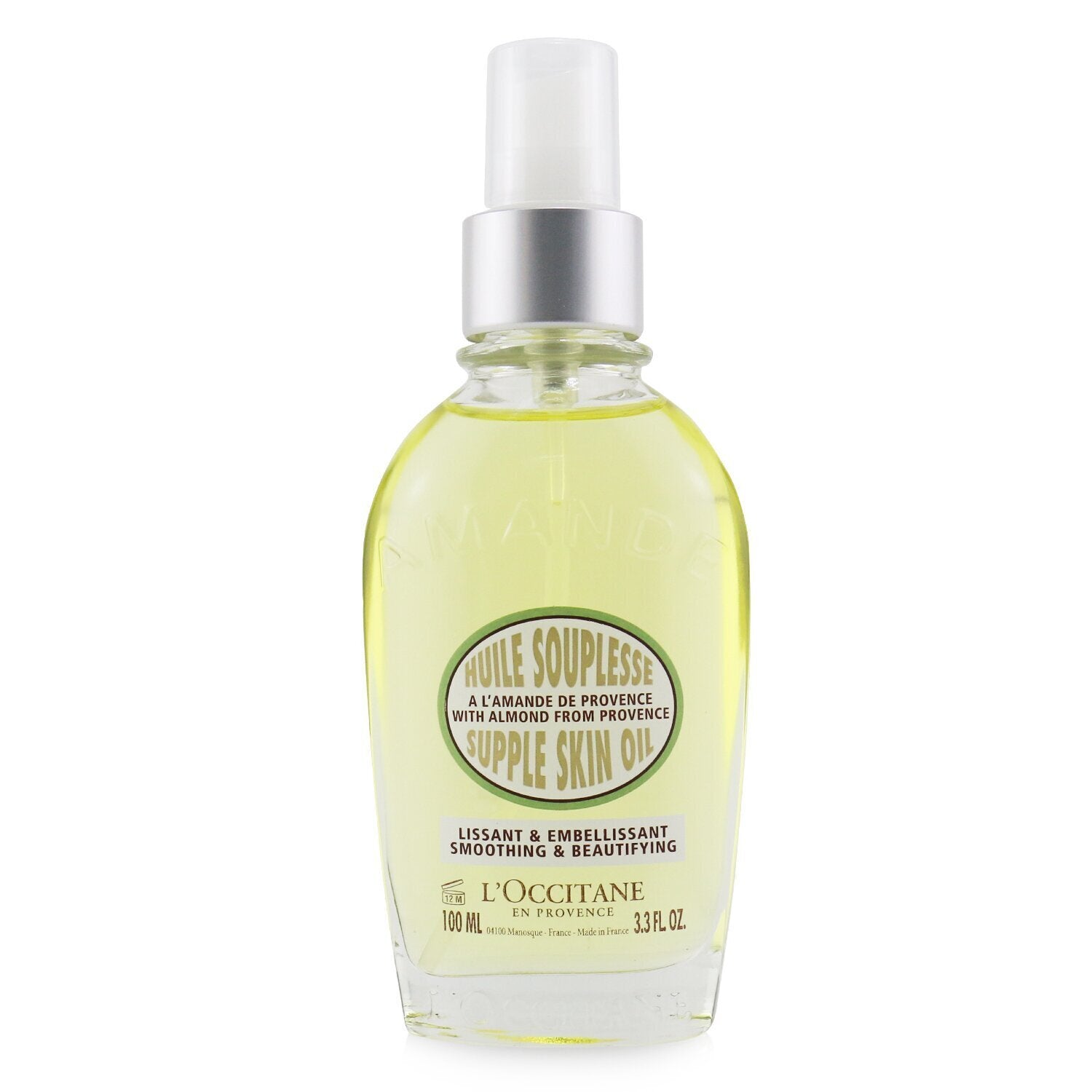 L'Occitane Almond Supple Skin Oil - Smoothing & Beautifying  100ml/3.4oz