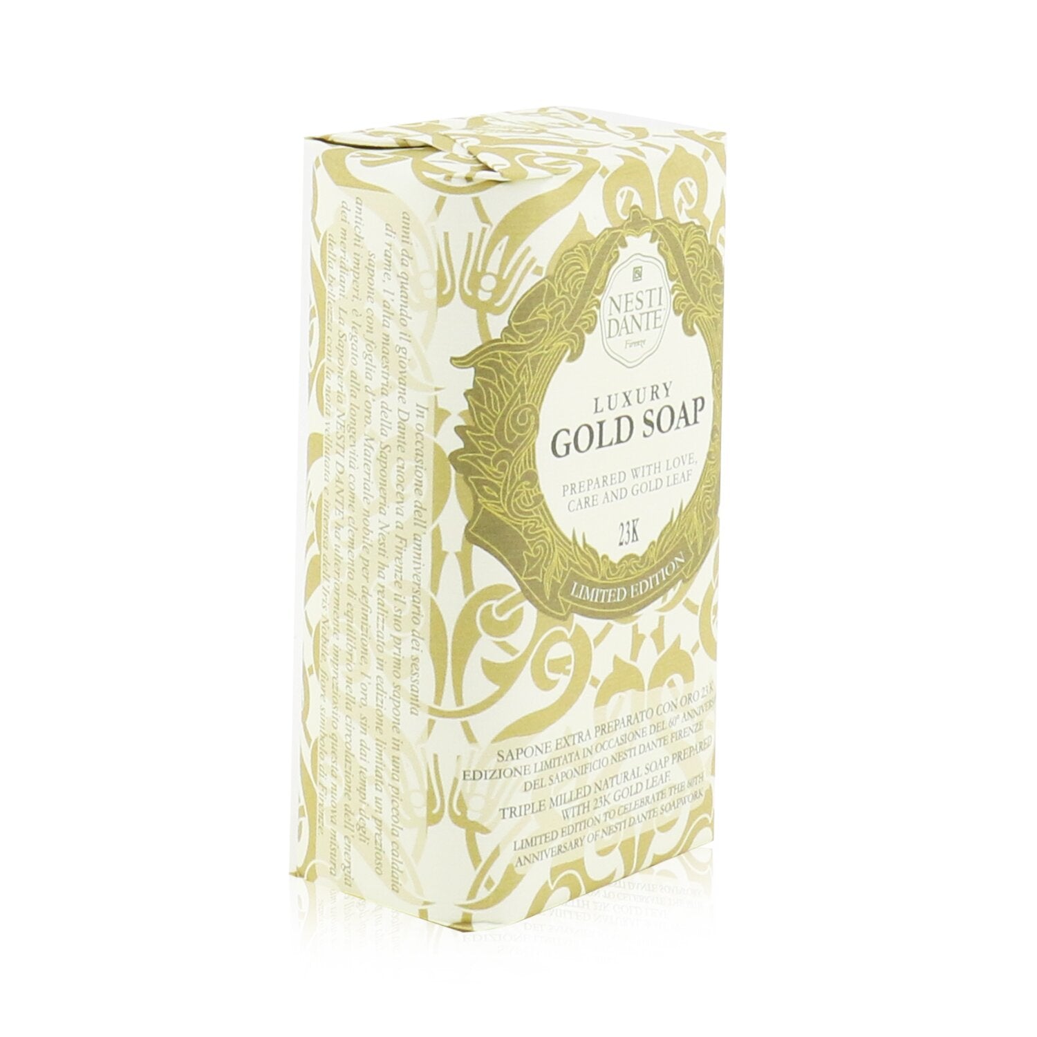 Nesti Dante 60 Anniversary Luxury Gold Soap With Gold Leaf (Limited Edition)  250g/8.8oz