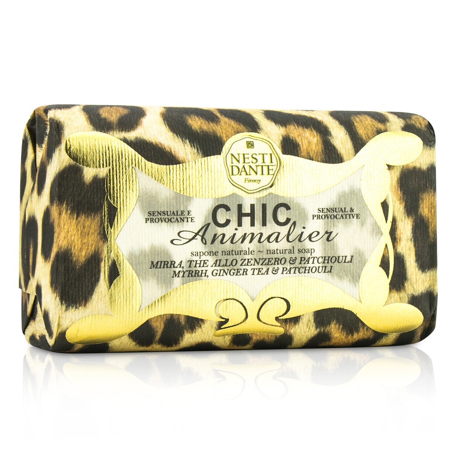 Nesti Dante Chic Animalier Natural Soap - Myrrh, Ginger Tea & Patchouli  250g/8.8oz