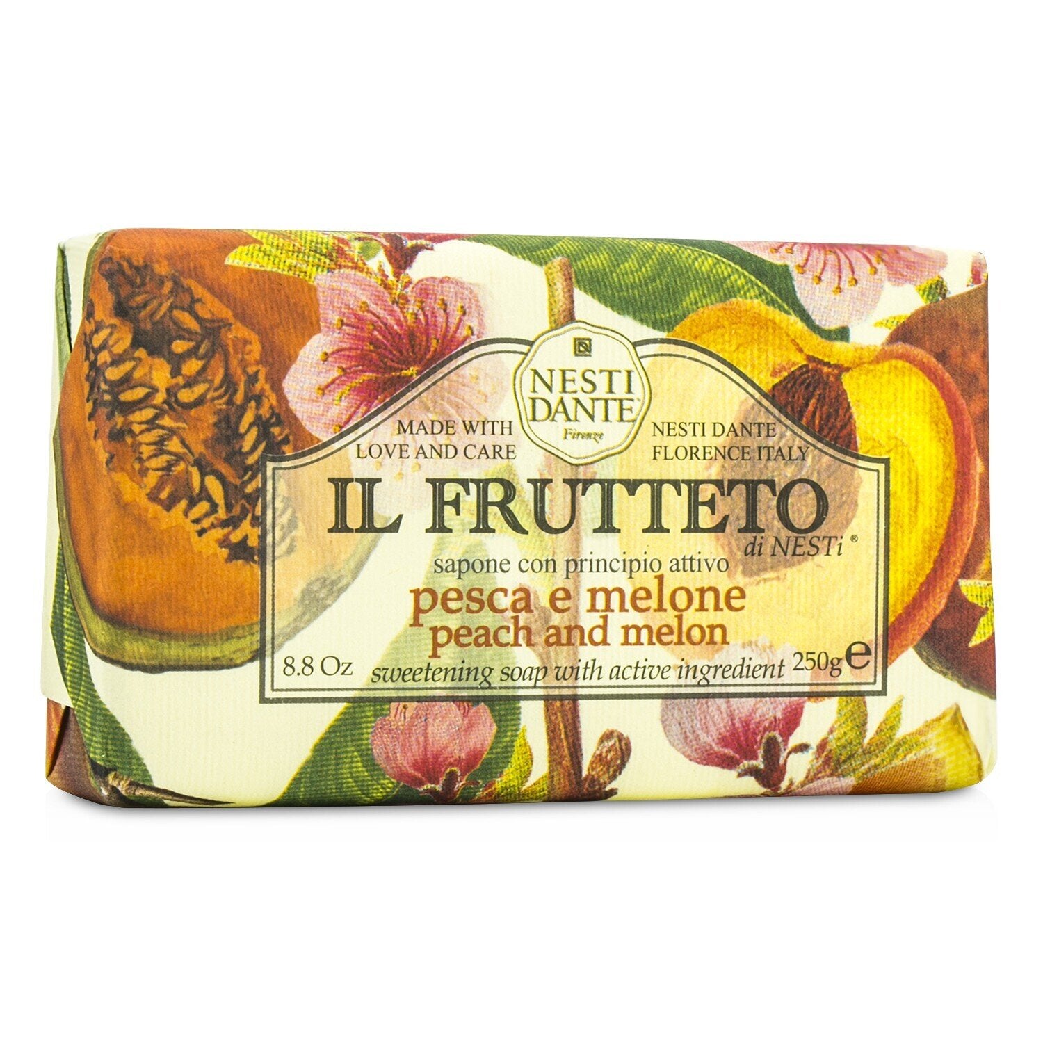 Nesti Dante Il Frutteto Sweetening Soap - Peach & Melon  250g/8.8oz