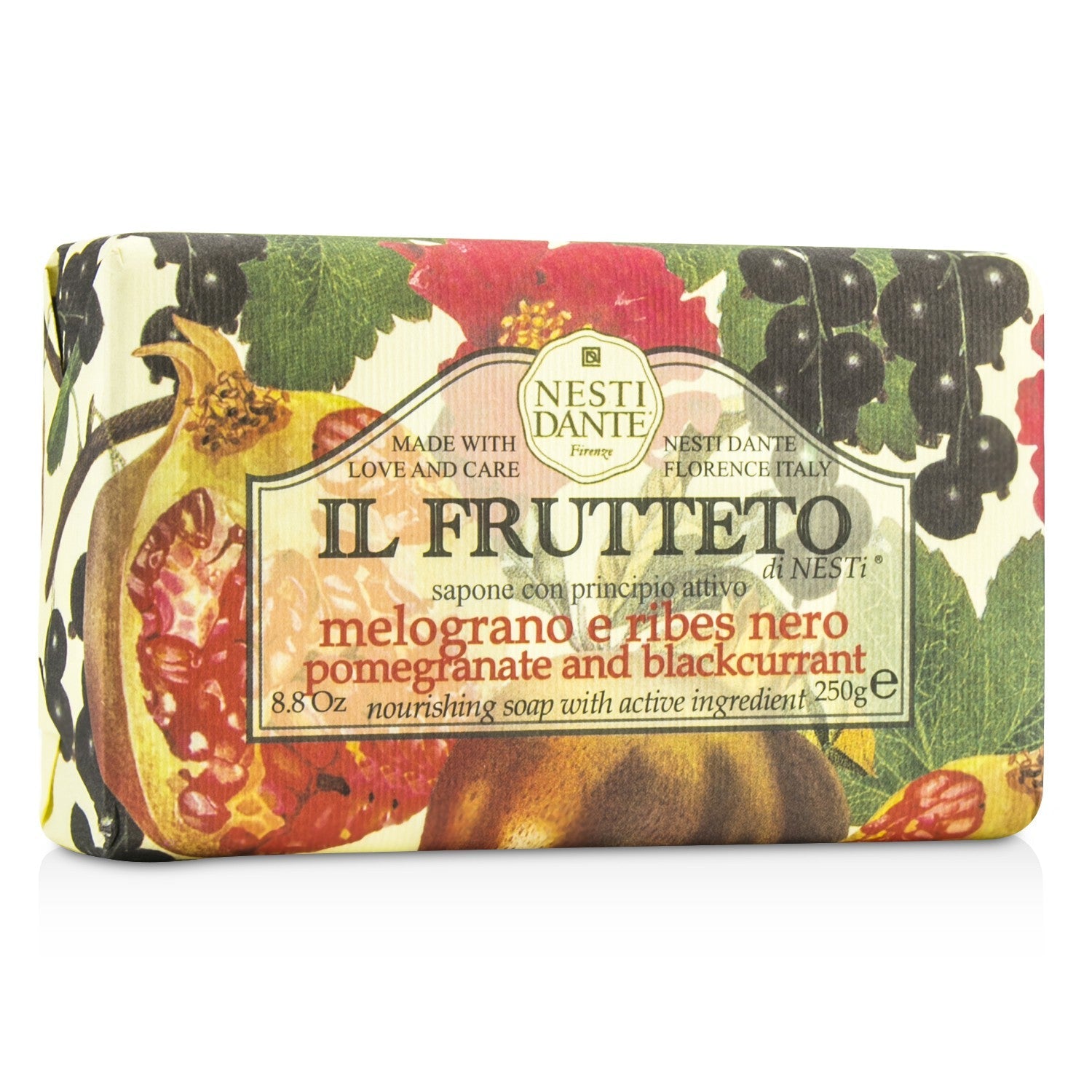 Nesti Dante Il Frutteto Nourishing Soap - Pomegranate & Blackcurrant  250g/8.8oz