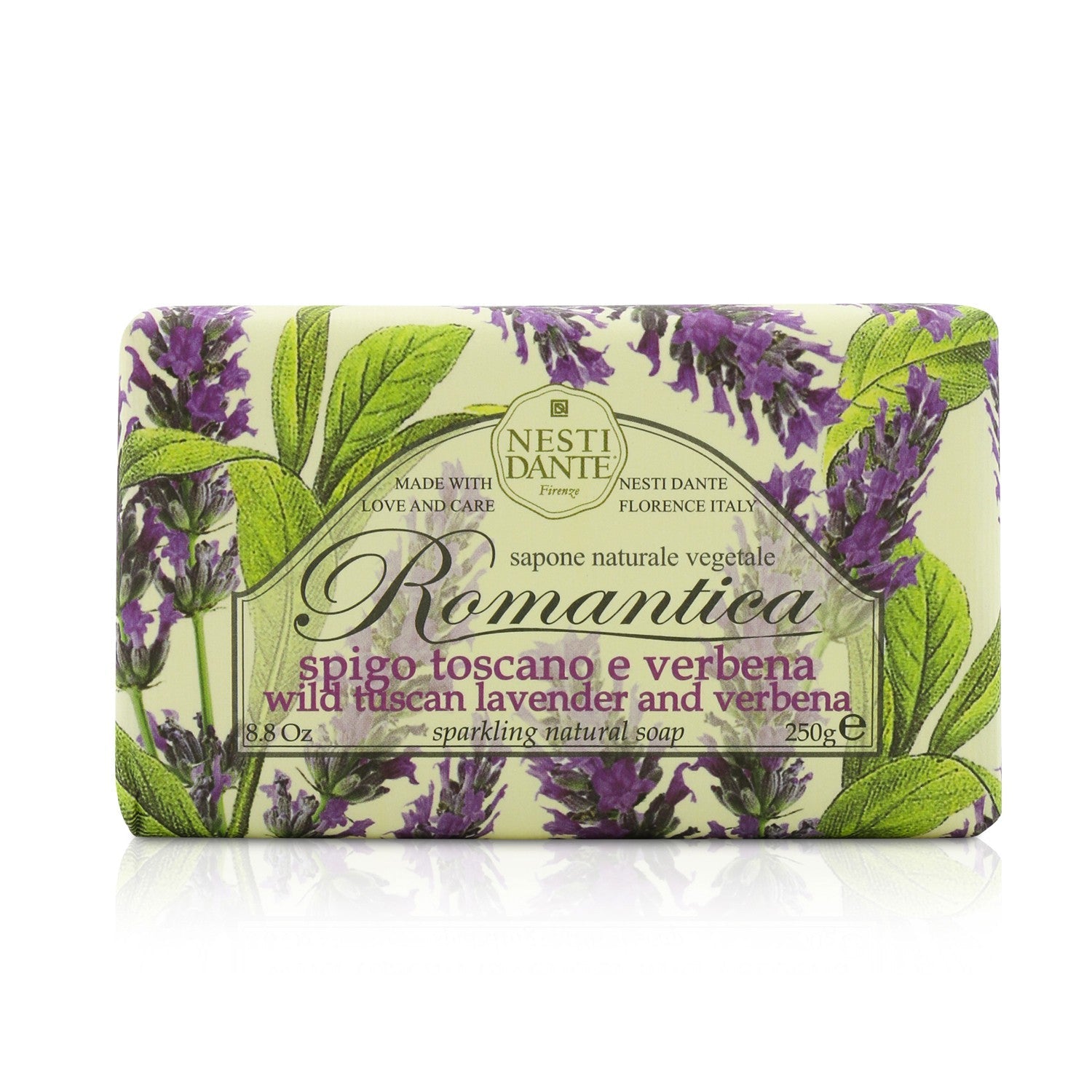 Nesti Dante Romantica Sparkling Natural Soap - Wild Tuscan Lavender & Verbena  250g/8.8oz