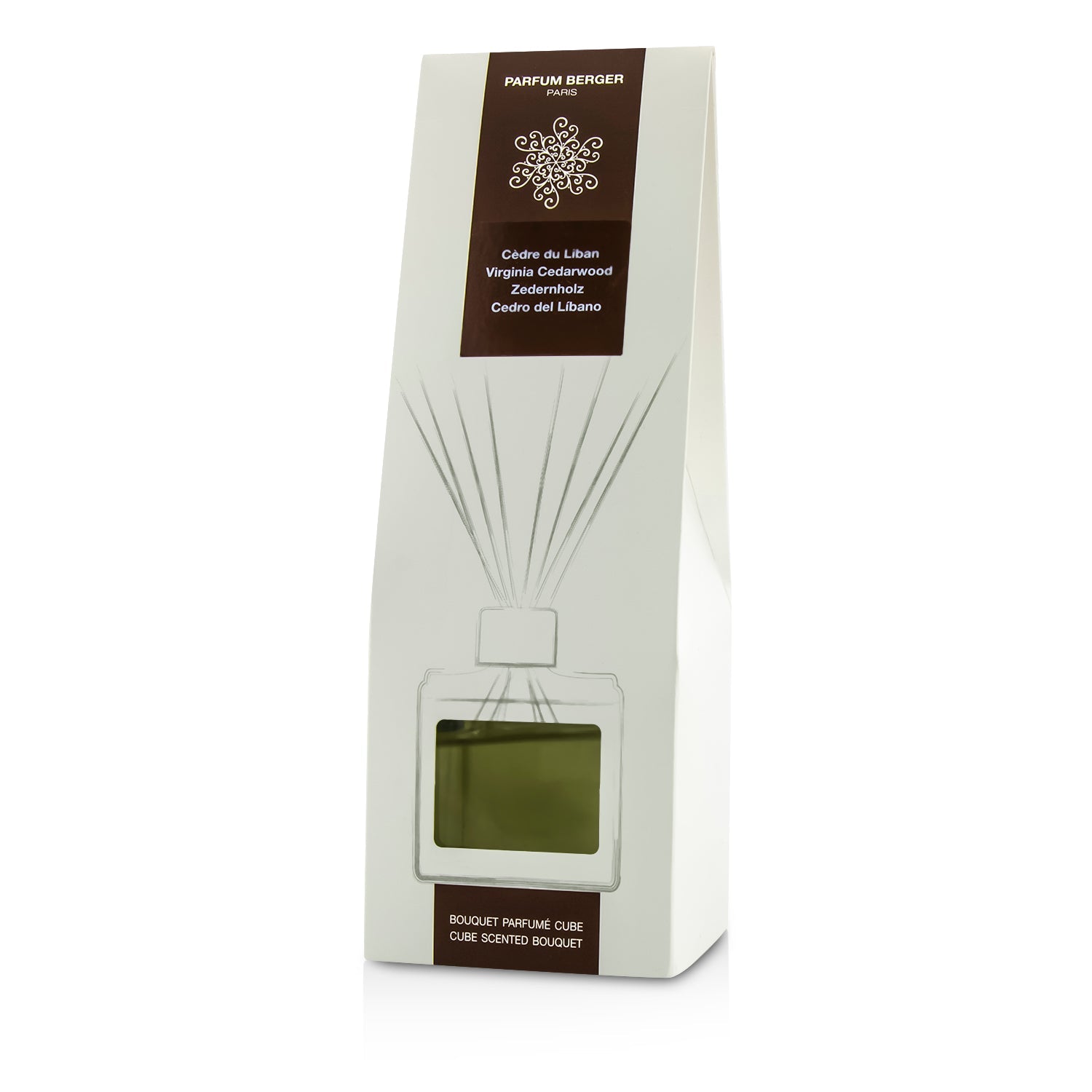 Lampe Berger (Maison Berger Paris) Cube Scented Bouquet - Virginia Cedarwood  125ml/4.2oz