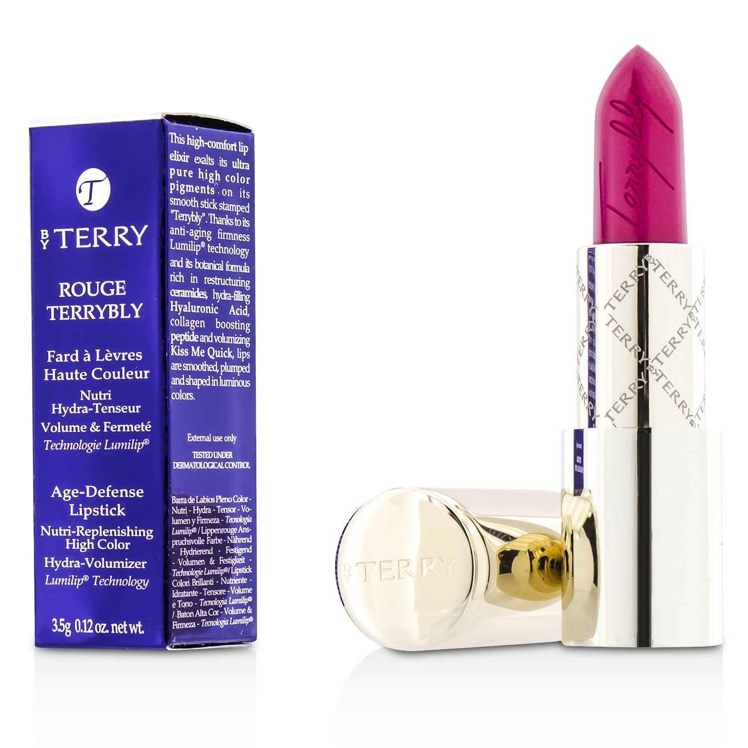 By Terry Rouge Terrybly Age Defense Lipstick - # 504 Opulent Pink  3.5g/0.12oz