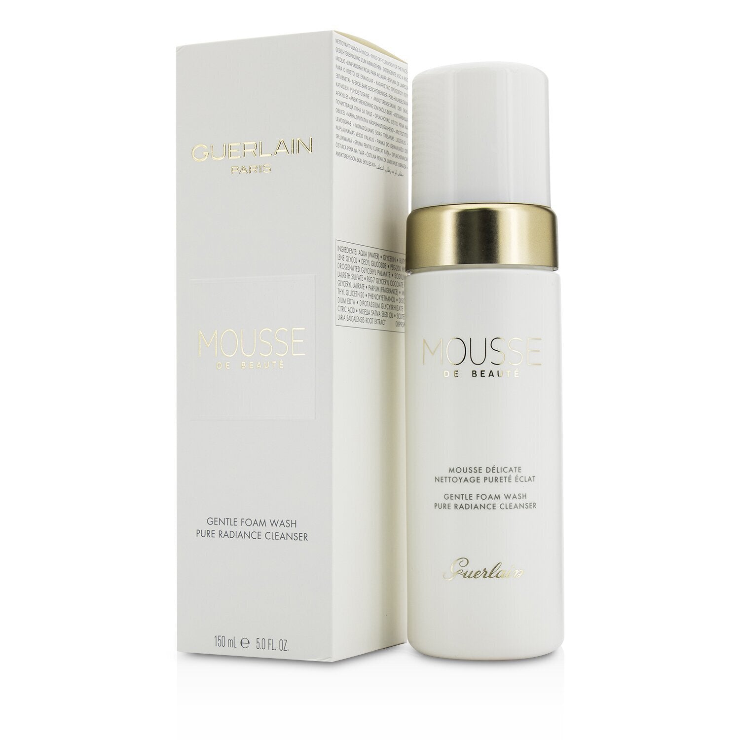 Guerlain Pure Radiance Cleanser - Mousse De Beaute Gentle Foam Wash  150ml/5oz