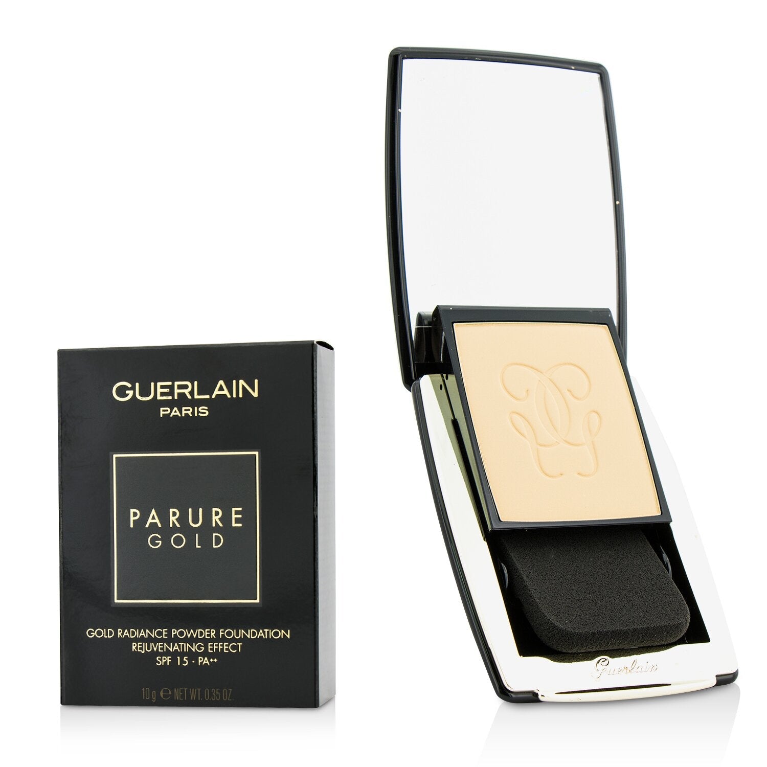 Guerlain Parure Gold Rejuvenating Gold Radiance Powder Foundation SPF 15 - # 12 Rose Clair  10g/0.35oz