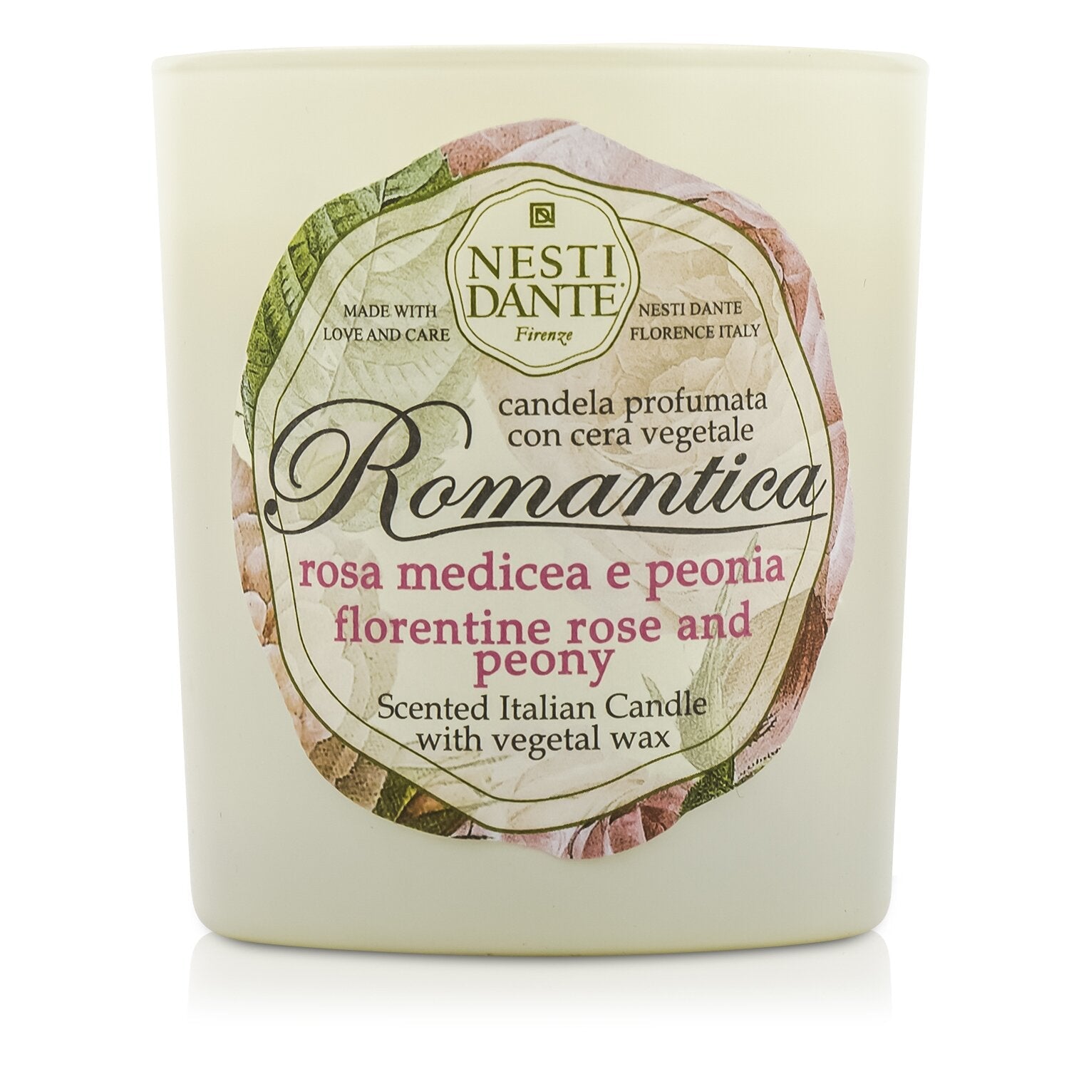 Nesti Dante Scented Italian Candle - Romantica Florentine Rose & Peony  160g/5.64oz