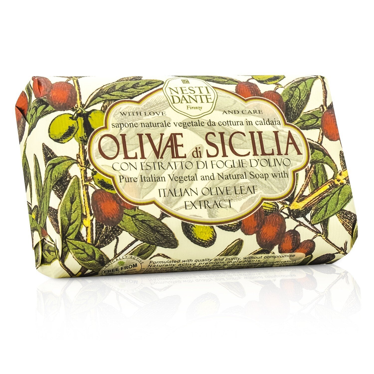 Nesti Dante Natural Soap With Italian Olive Leaf Extract  - Olivae Di Sicilia  150g/3.5oz