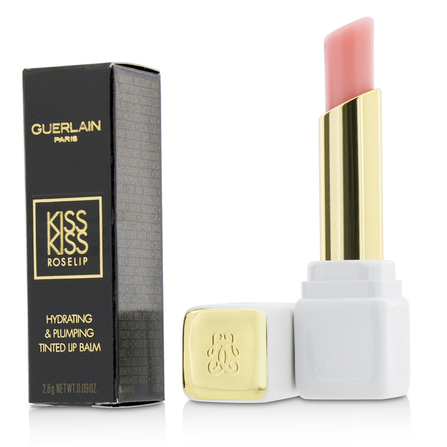 Guerlain KissKiss Roselip Hydrating & Plumping Tinted Lip Balm - #R375 Flush Noon  2.8g/0.09oz