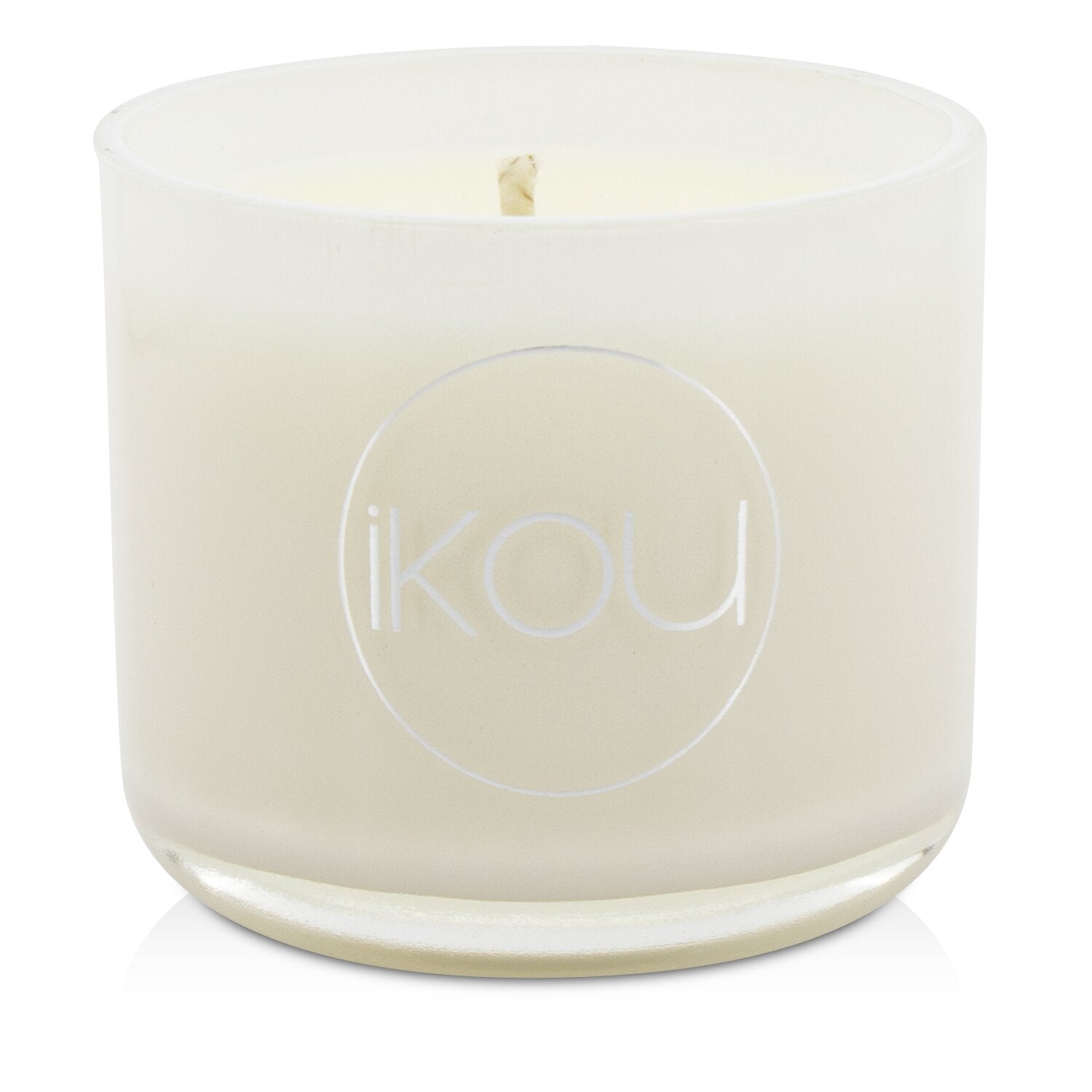 iKOU Eco-Luxury Aromacology Natural Wax Candle Glass - Happiness (Coconut & Lime)  85g