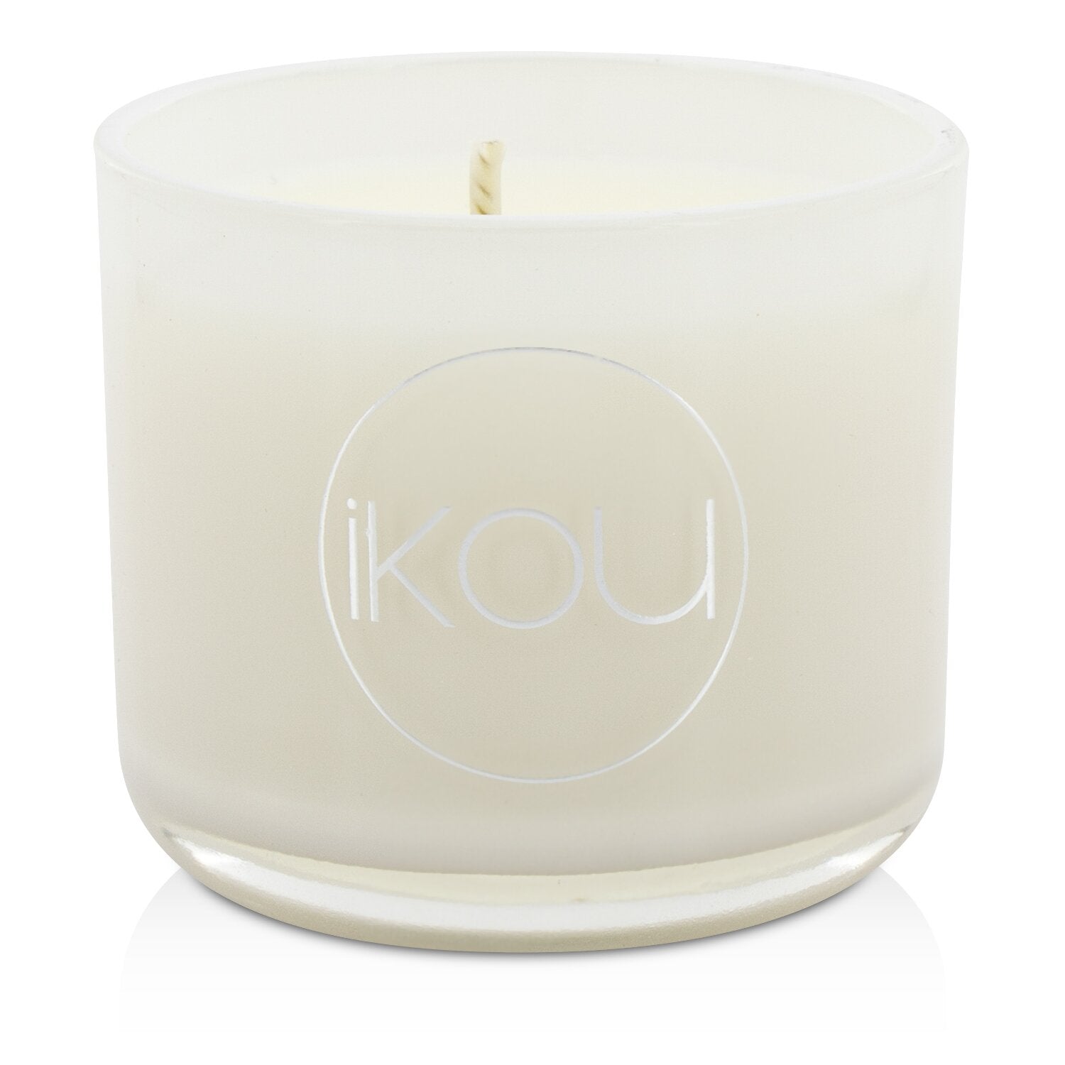 iKOU Eco-Luxury Aromacology Natural Wax Candle Glass - Peace (Rose & Ylang Ylang)  85g