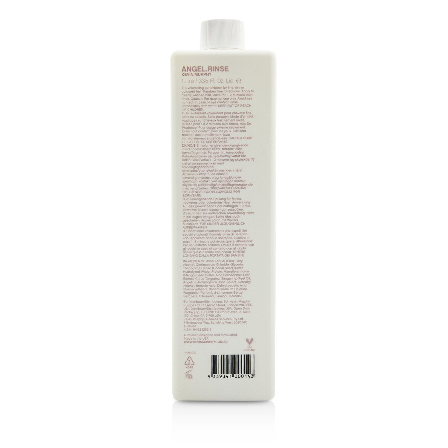 Kevin.Murphy Angel.Rinse (A Volumising Conditioner - For Fine Coloured Hair)  1000ml/33.8oz