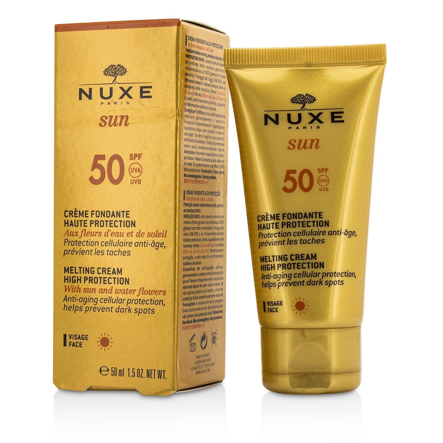 Nuxe Nuxe Sun Melting Cream High Protection For Face SPF 50  50ml/1.5oz