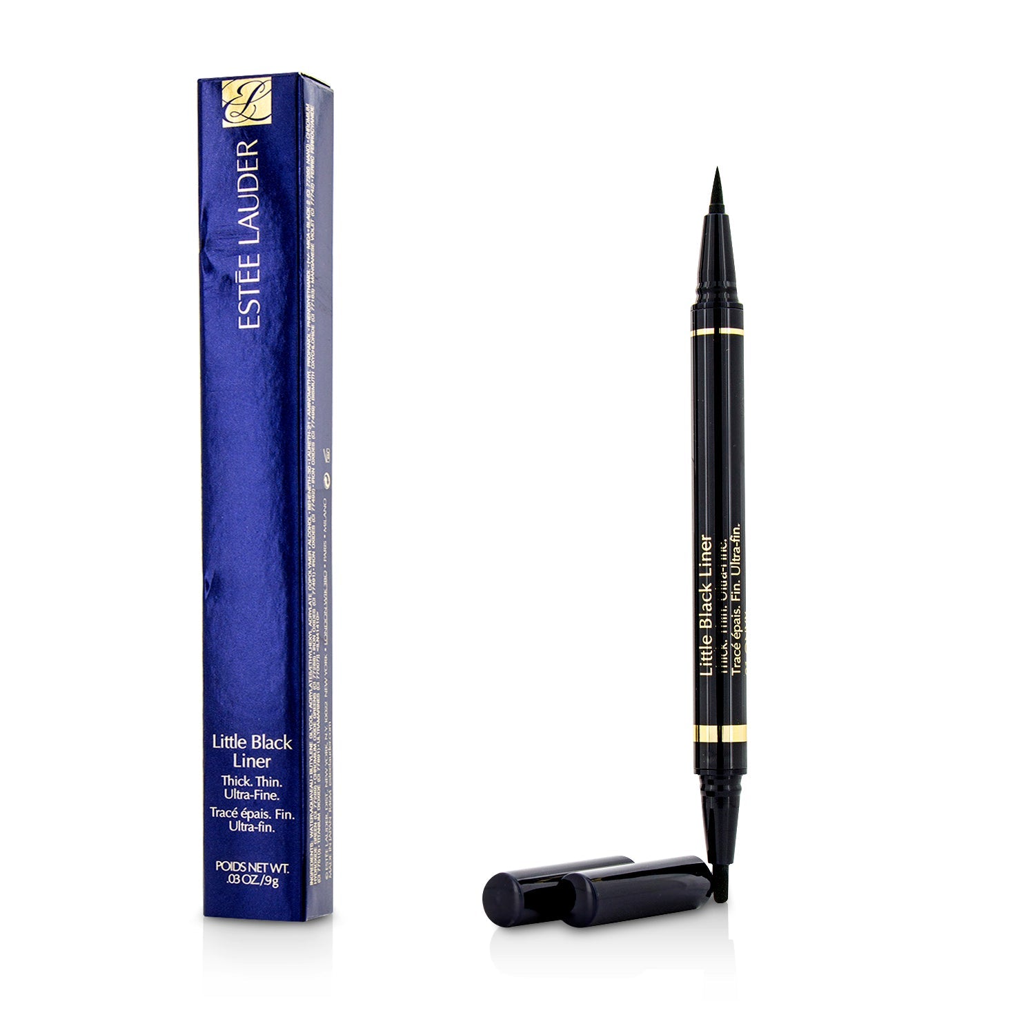 Estee Lauder Little Black Liner (Thick + Thin + Ultra Fine) - # 01 Onyx  9g/0.03oz