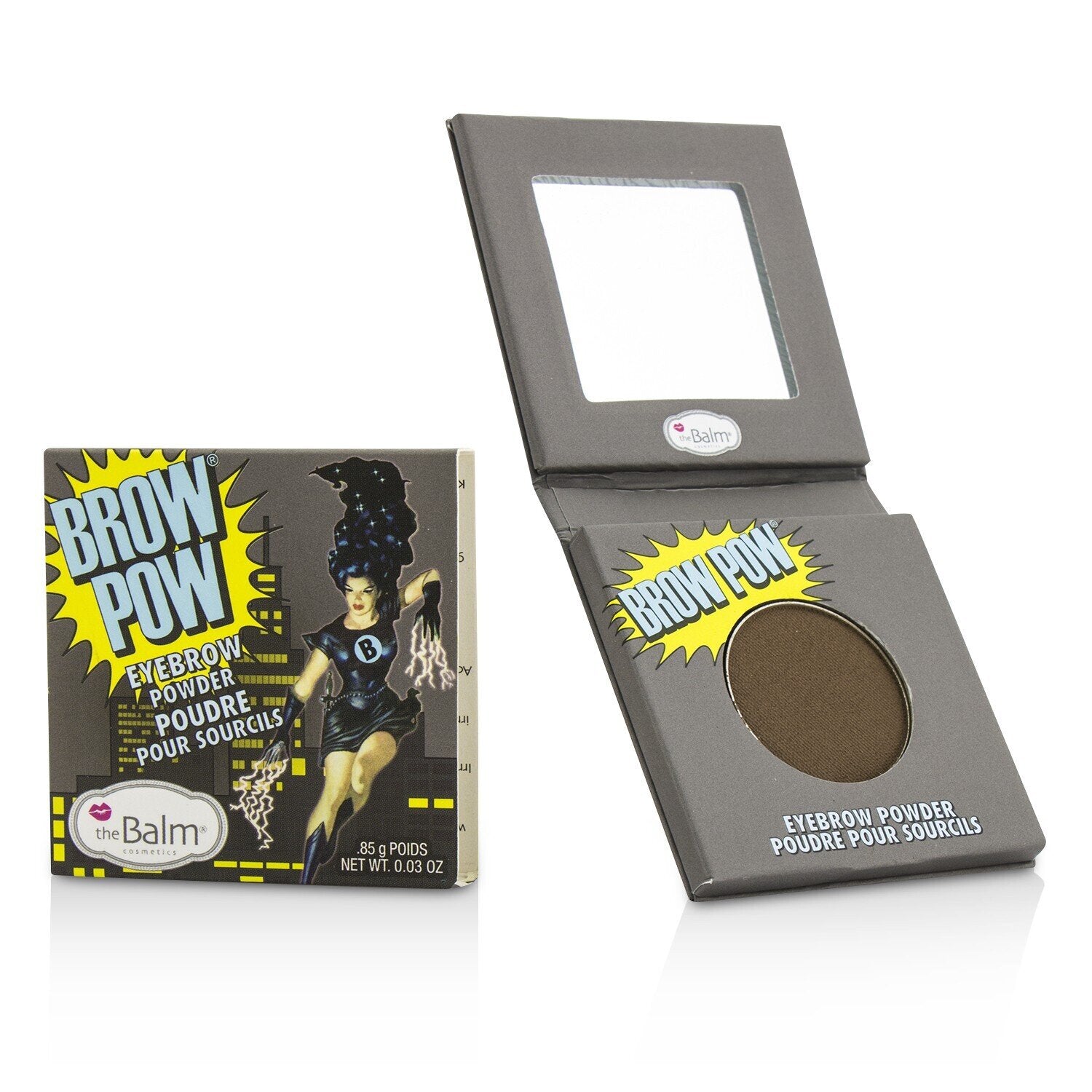 TheBalm BrowPow Eyebrow Powder - #Dark Brown  1.2g/0.04oz