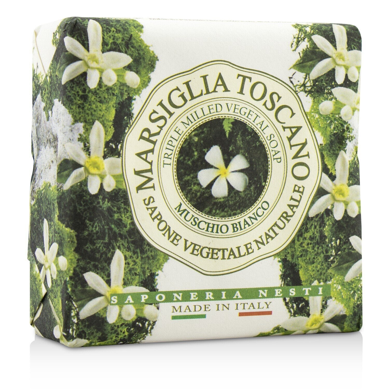 Nesti Dante Marsiglia Toscano Triple Milled Vegetal Soap - Muschio Bianco  200g/7oz