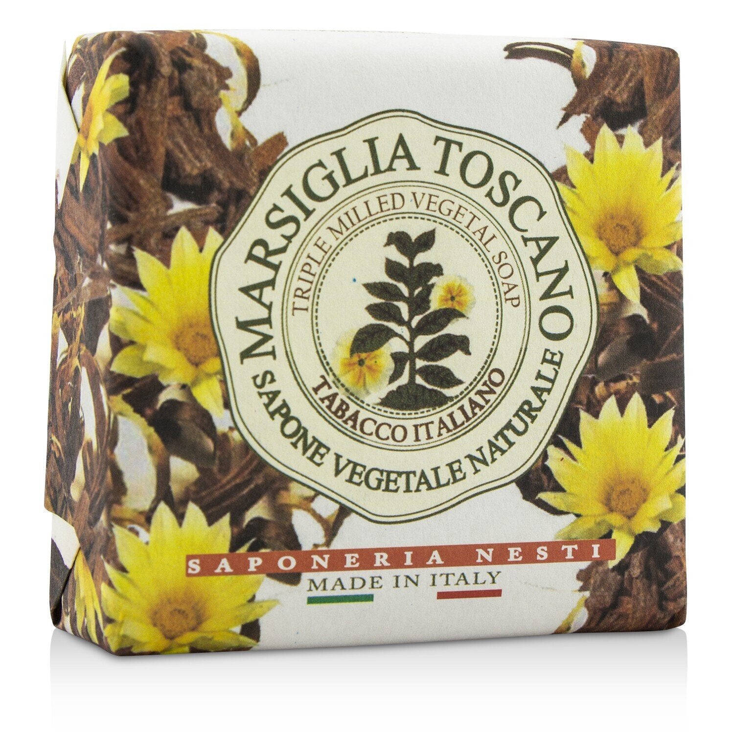 Nesti Dante Marsiglia Toscano Triple Milled Vegetal Soap - Tabacco Italiano  200g/7oz