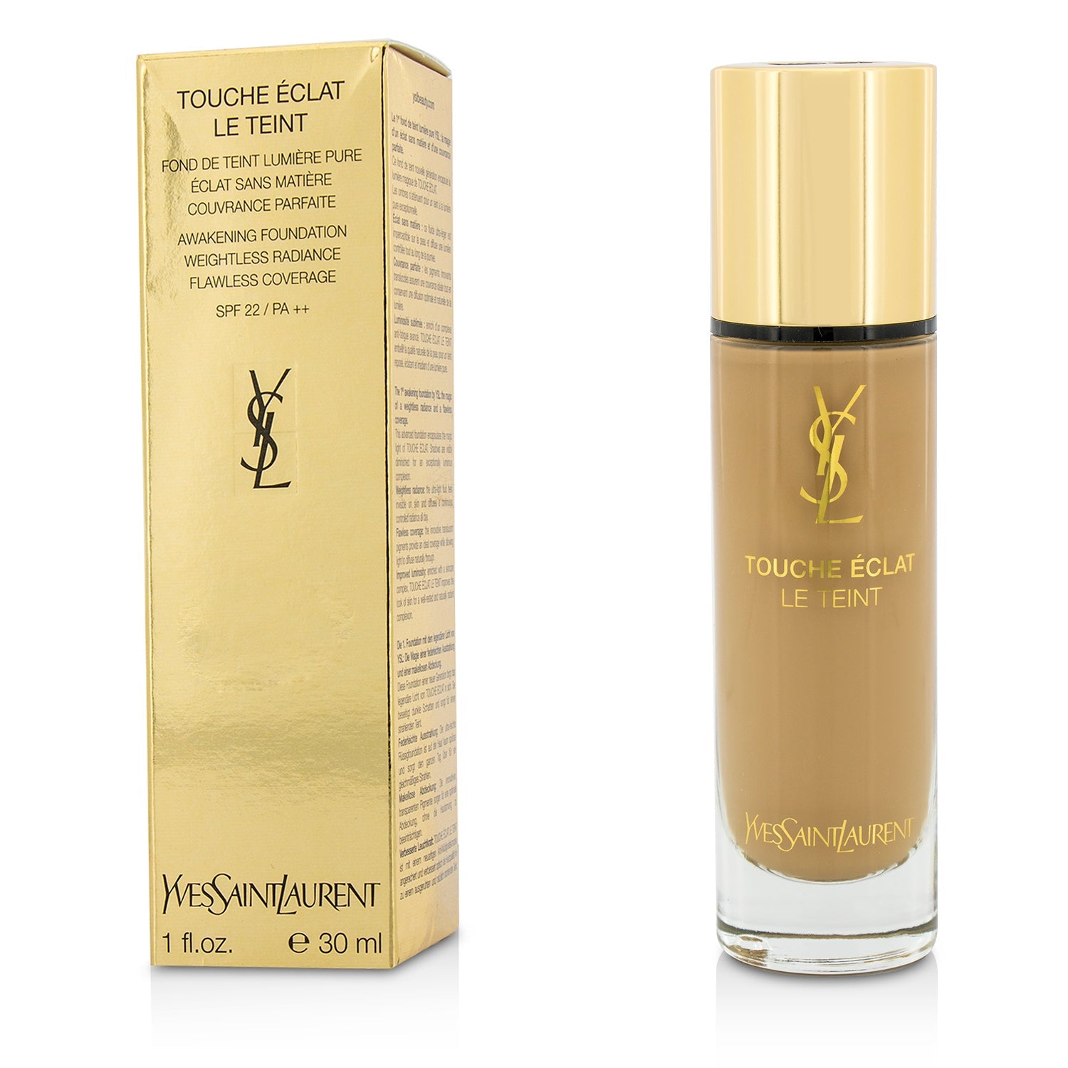 Yves Saint Laurent Touche Eclat Le Teint Awakening Foundation SPF22 - #BR20 Cool Ivory (Box Damaged)  30ml/1oz