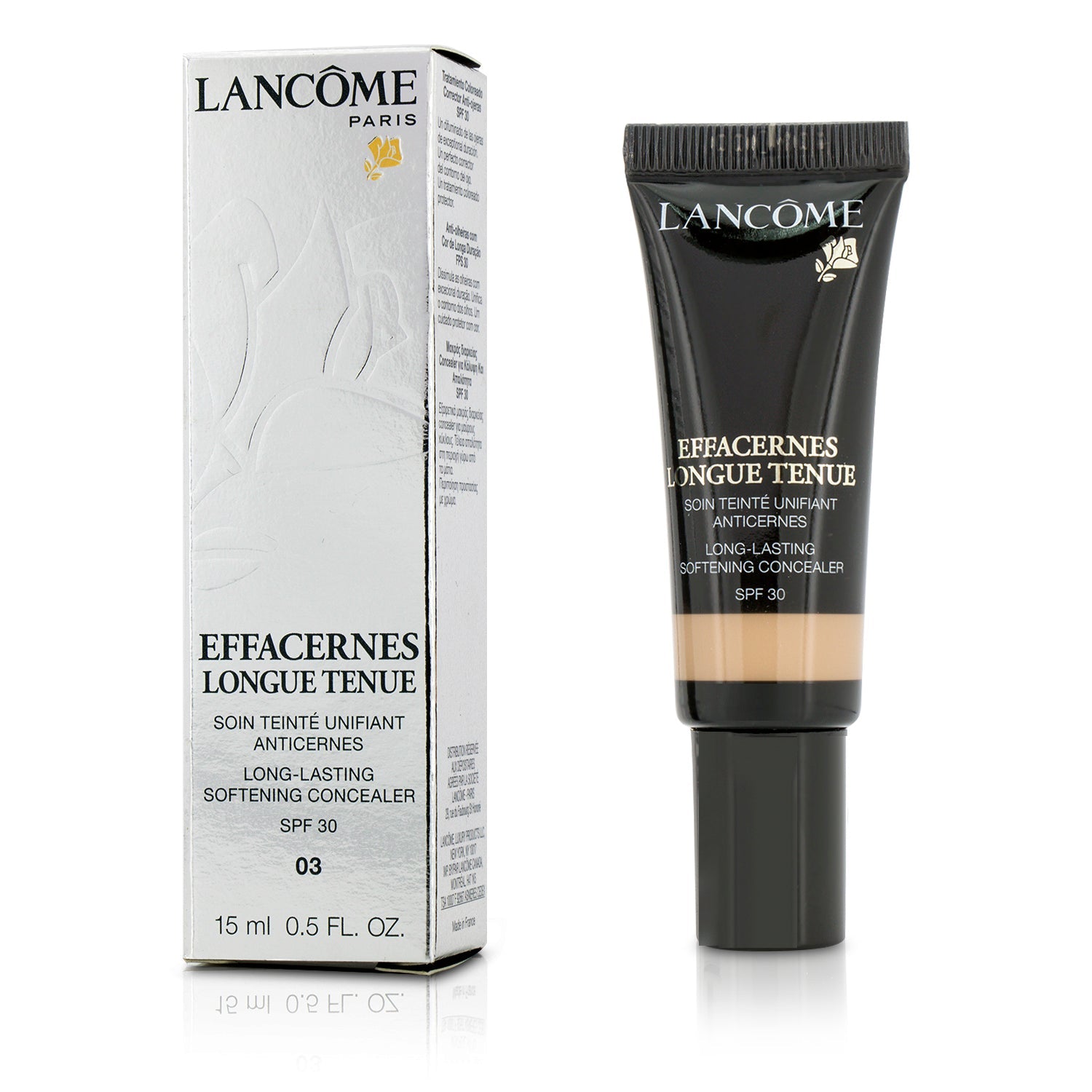 Lancome Effacernes Long Lasting Softening Concealer SPF30 - #03 Beige Ambre  15ml/0.5oz