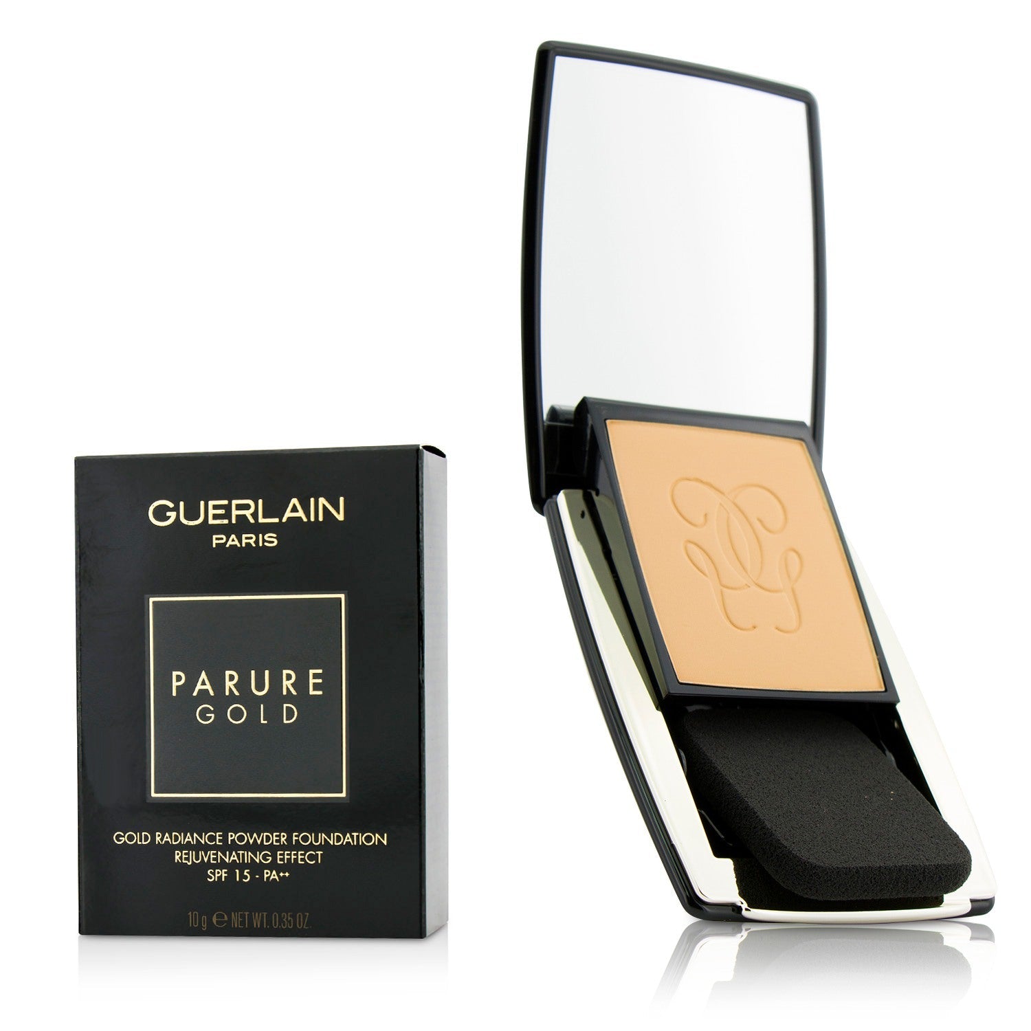 Guerlain Parure Gold Rejuvenating Gold Radiance Powder Foundation SPF 15 - # 12 Rose Clair  10g/0.35oz