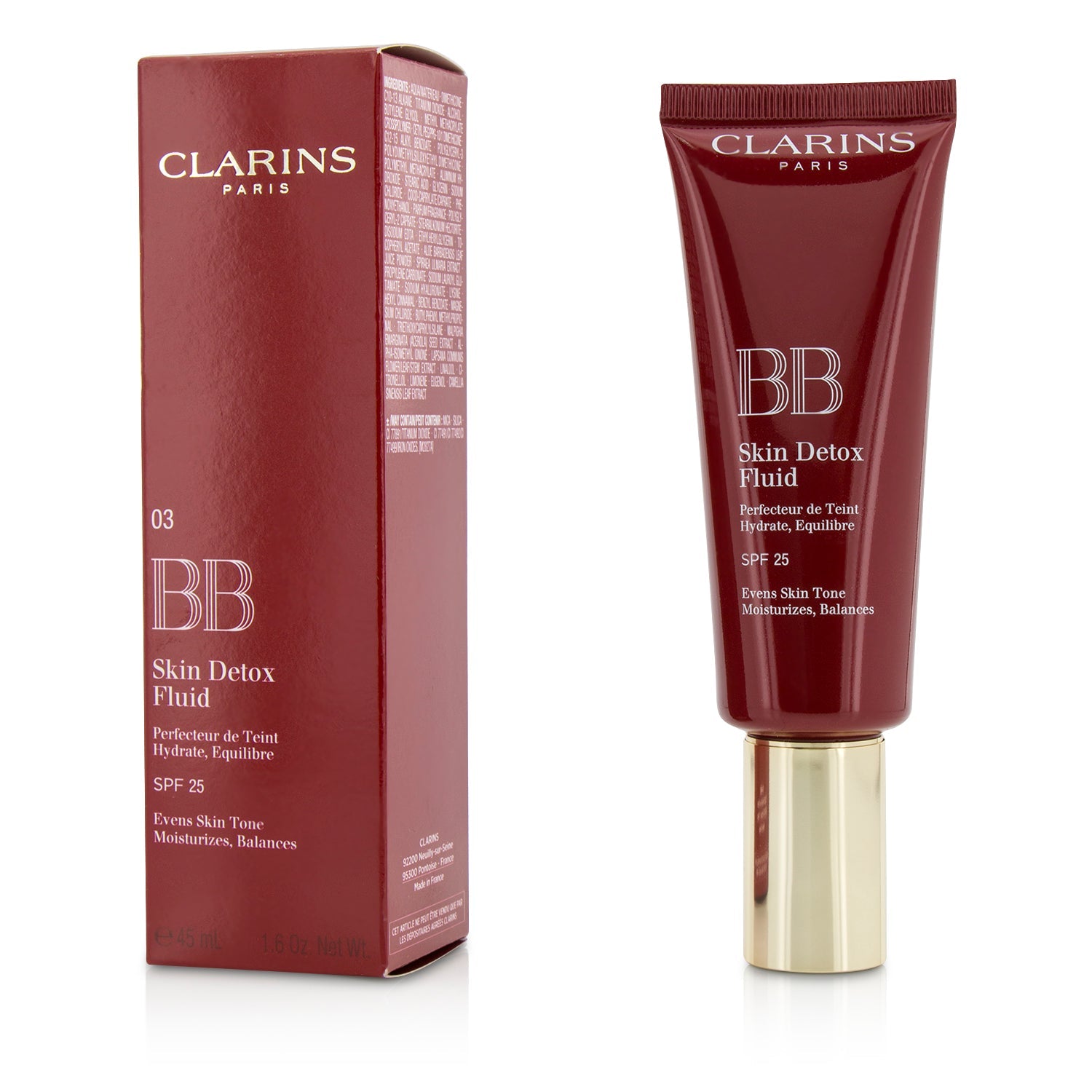 Clarins BB Skin Detox Fluid SPF 25 - #03 Dark  45ml/1.6oz