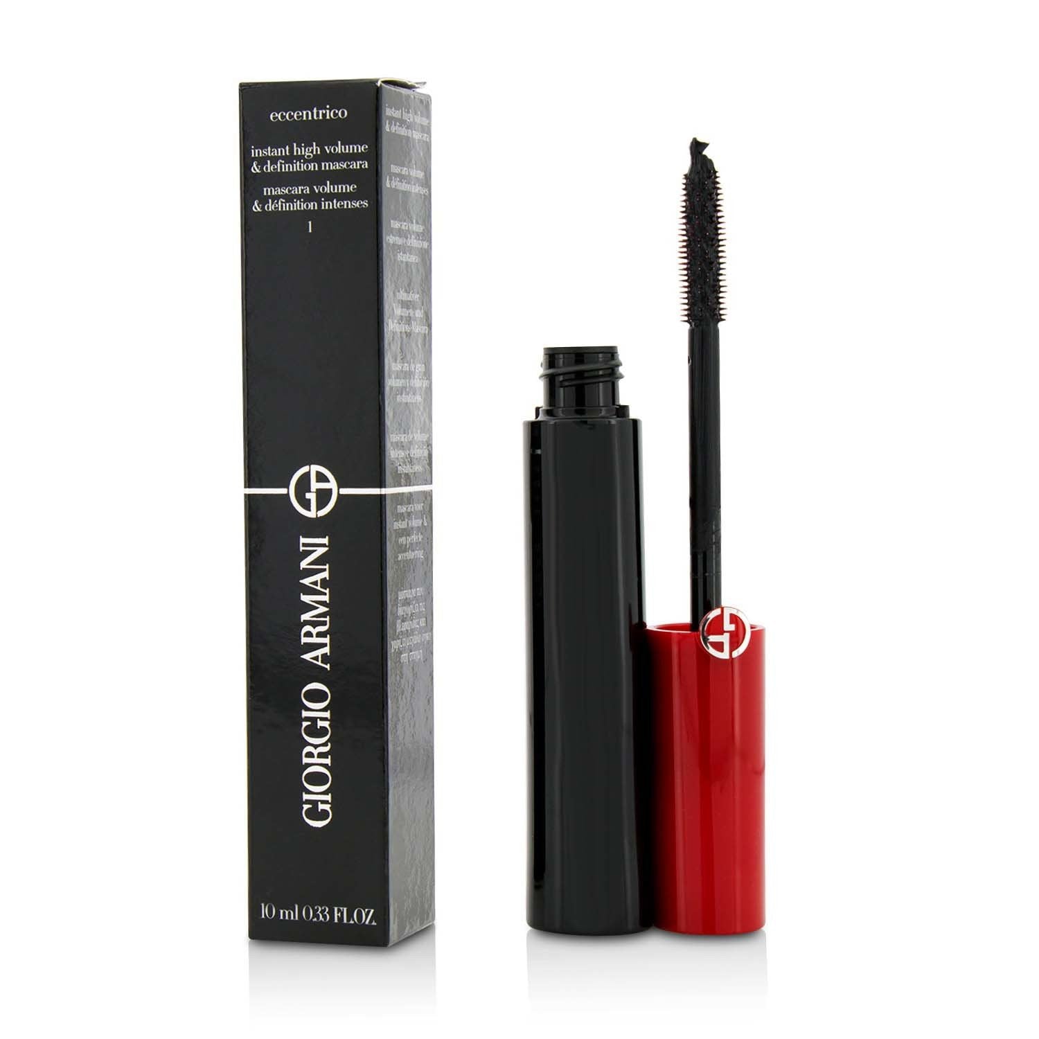 Giorgio Armani Eccentrico Instant High Volume & Definition Mascara - # 1 Obsidian Black  10ml/0.33oz