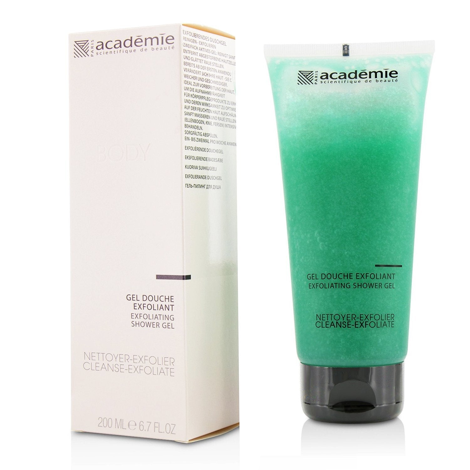 Academie Exfoliating Shower Gel  200ml/6.7oz