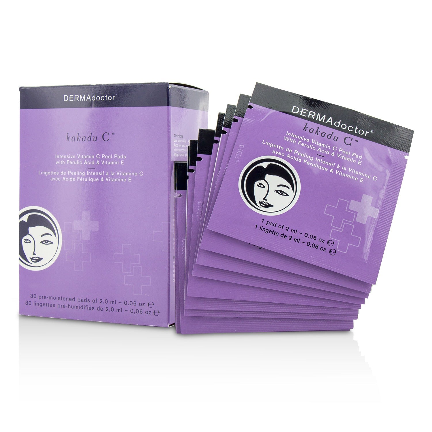 DERMAdoctor Kakadu C Intensive Vitamin C Peel Pads  30pads