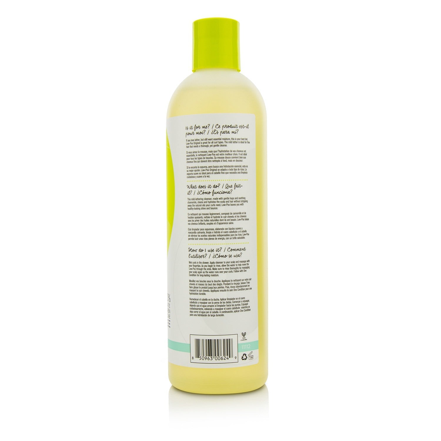 DevaCurl Low-Poo Original (Mild Lather Cleanser - For Curly Hair)  355ml/12oz