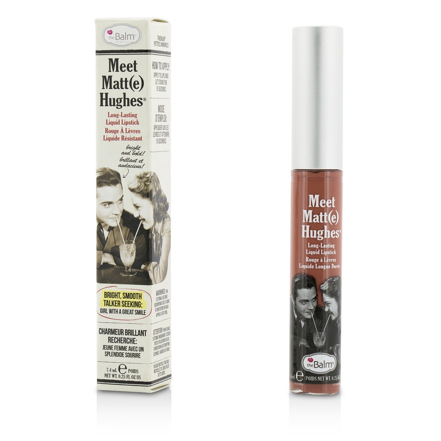 TheBalm Meet Matte Hughes Long Lasting Liquid Lipstick - Dedicated  7.4ml/0.25oz