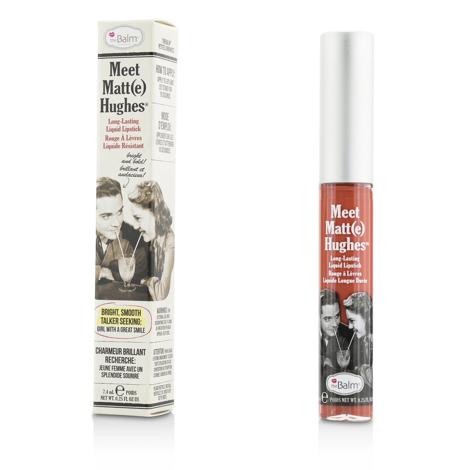 TheBalm Meet Matte Hughes Long Lasting Liquid Lipstick - Humble  7.4ml/0.25oz