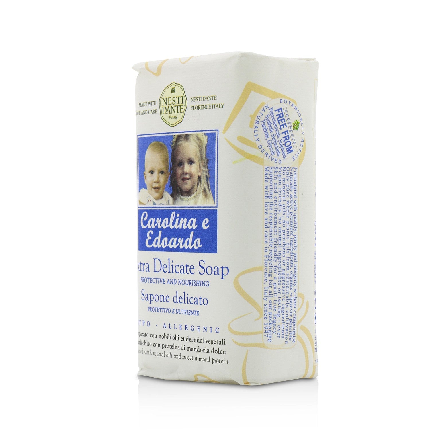 Nesti Dante Carolina & Edoardo Extra Delicate Soap - Protective & Nourishing  250g/8.8oz