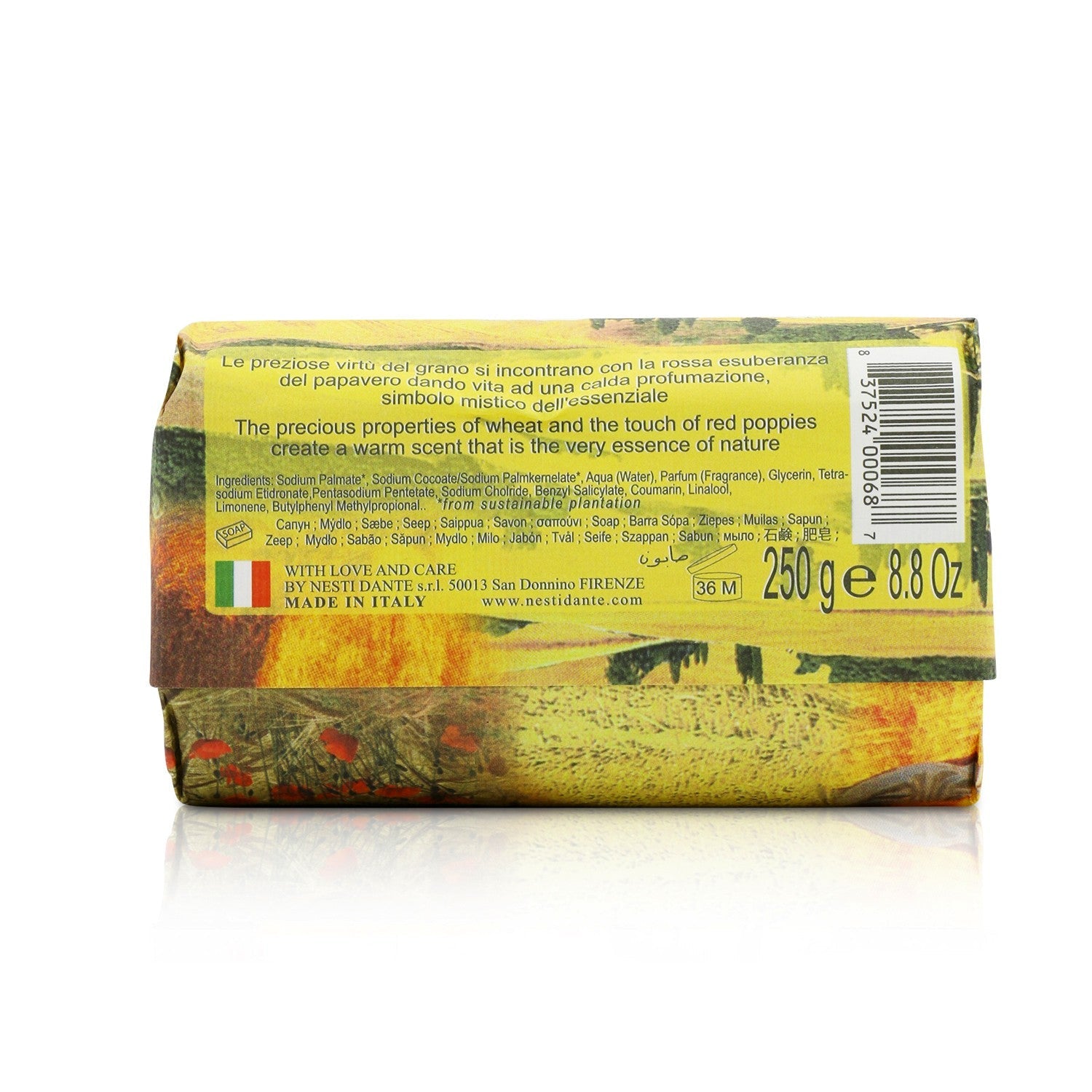 Nesti Dante Emozioni In Toscana Natural Soap - The Golden Countryside  250g/8.8oz