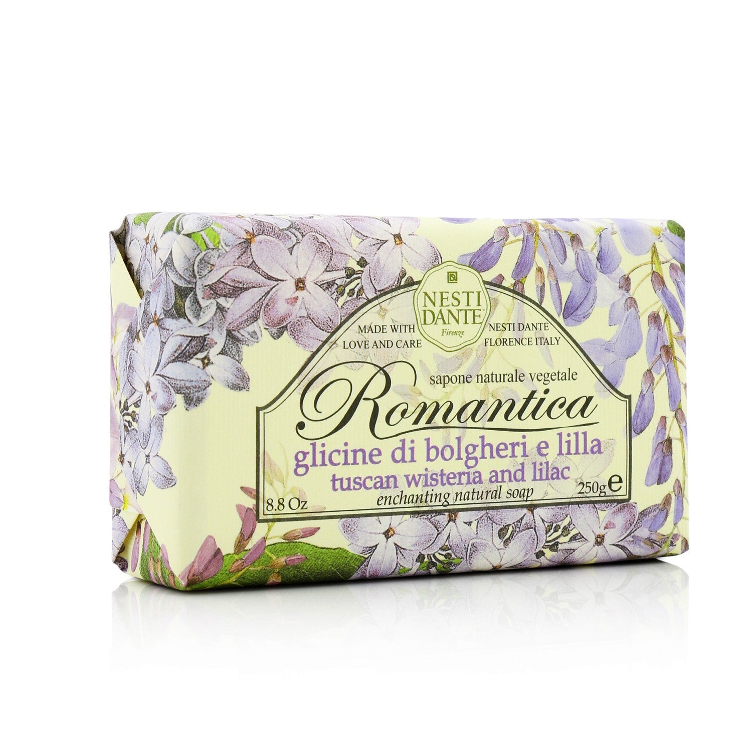 Nesti Dante Romantica Enchanting Natural Soap - Tuscan Wisteria & Lilac  250g/8.8oz