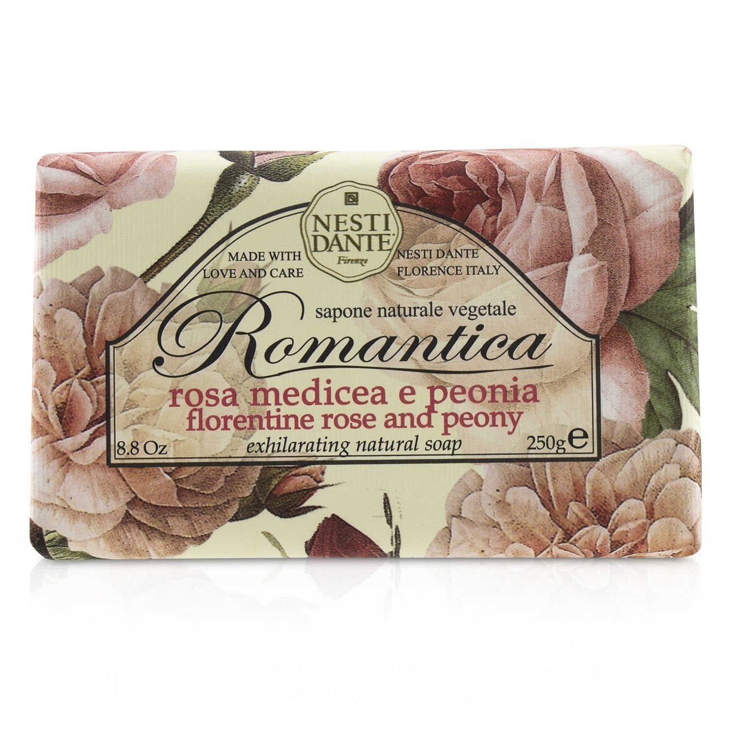 Nesti Dante Romantica Exhilarating Natural Soap - Florentine Rose & Peony  250g/8.8oz