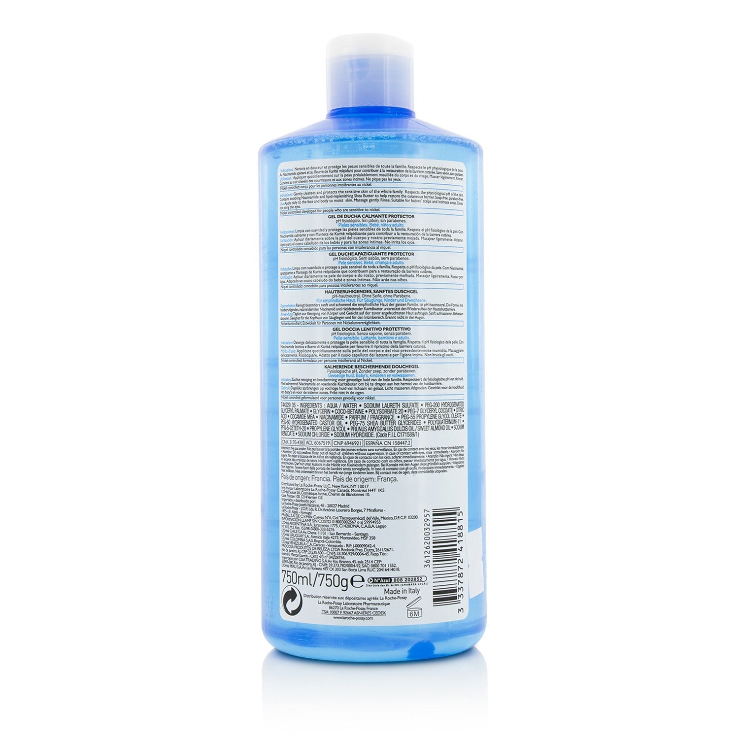 La Roche Posay Lipikar Gel Lavant Soothing Protecting Shower Gel (Exp. Date 07/2022)  200ml/6.6oz