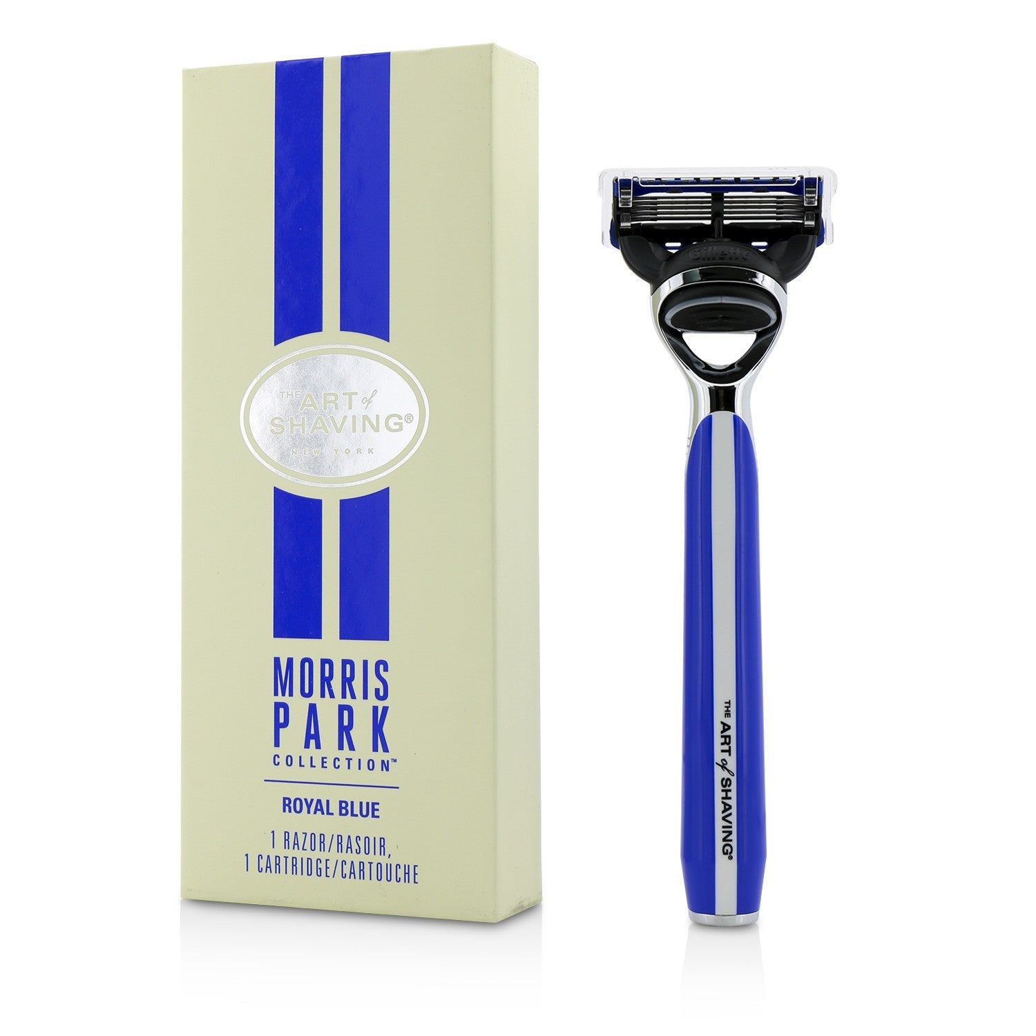 The Art Of Shaving Morris Park Collection Razor - Royal Blue  1pc