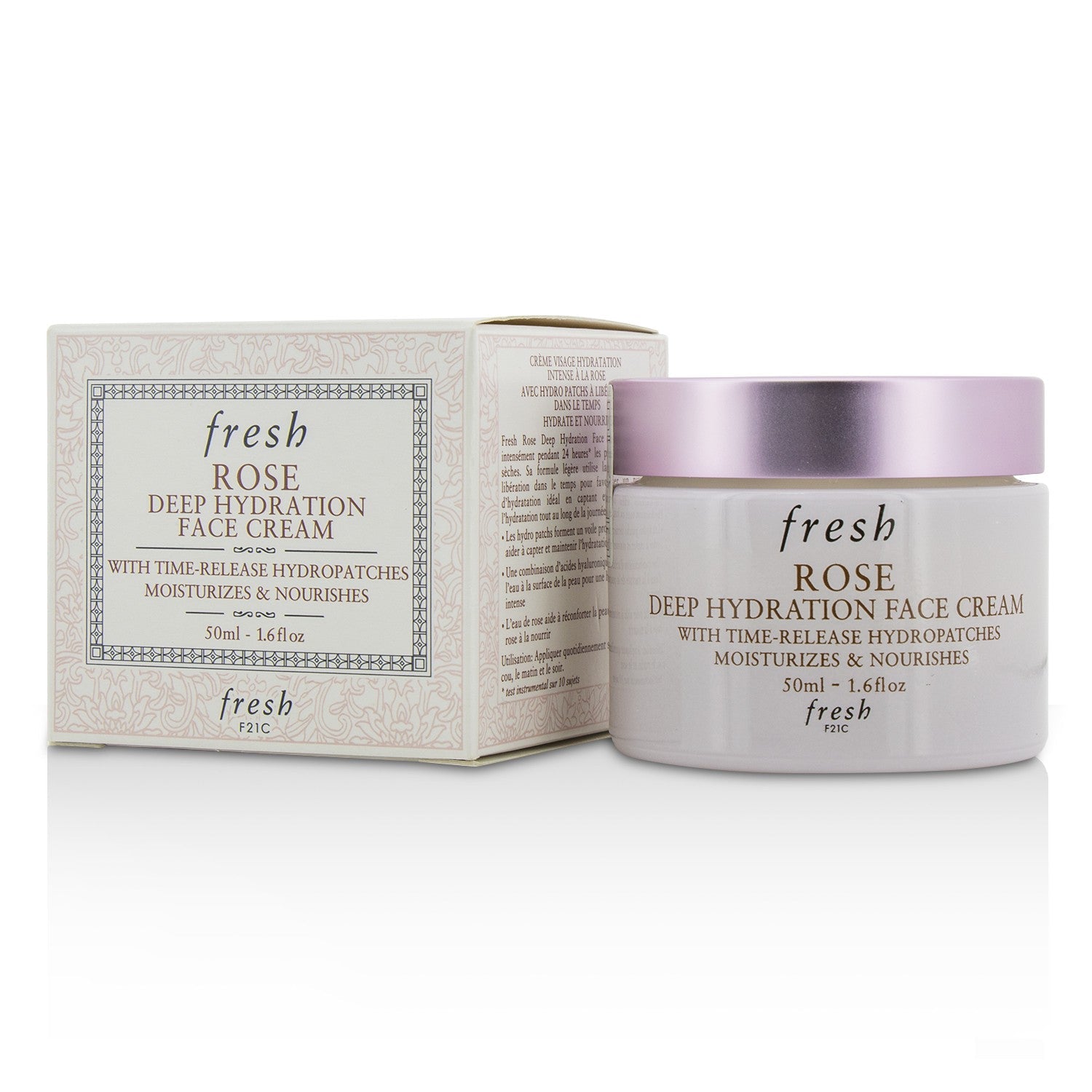 Fresh Rose Deep Hydration Face Cream - Normal to Dry Skin Types  50ml/1.6oz