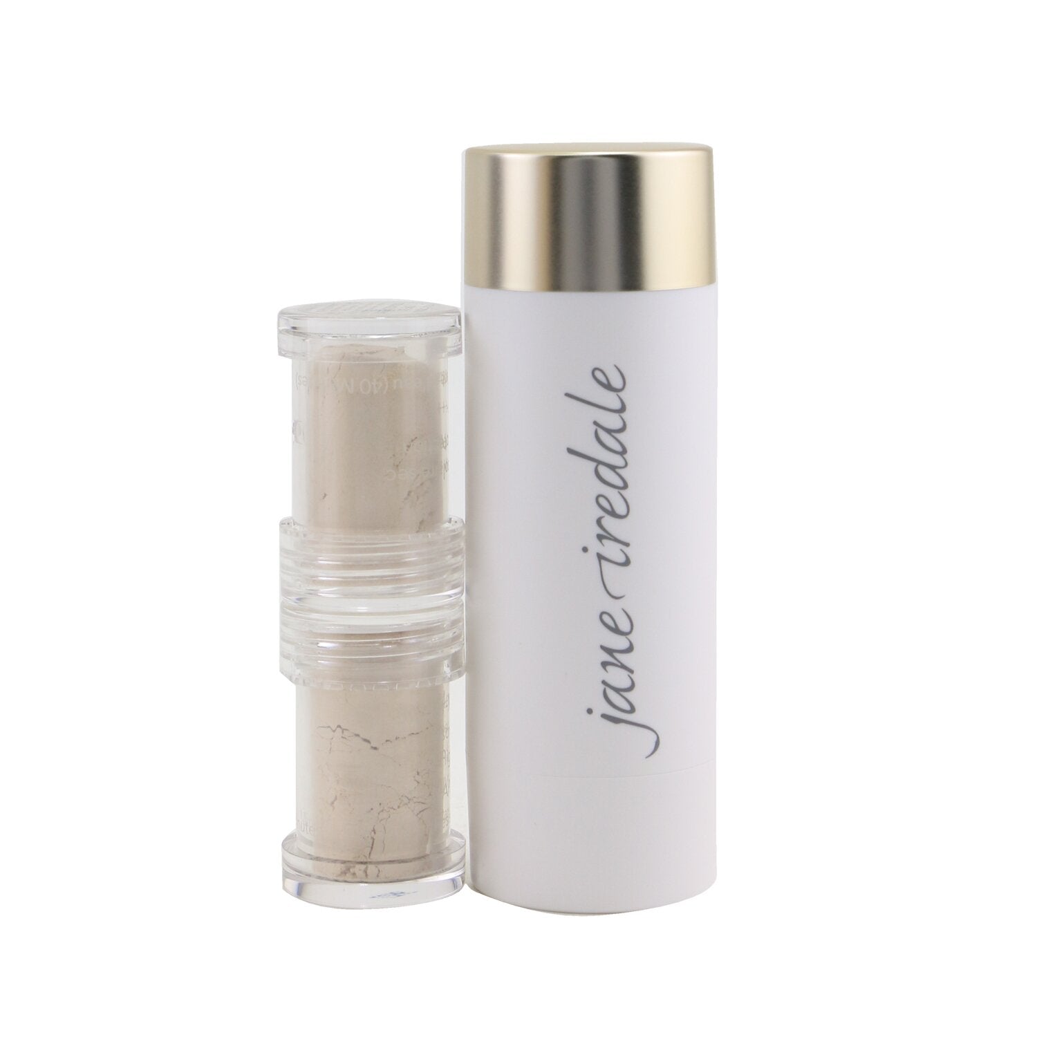 Jane Iredale Powder Me Refillable Brush (1x Brush, 2x Refills) - Nude  2x2.5g/0.09oz