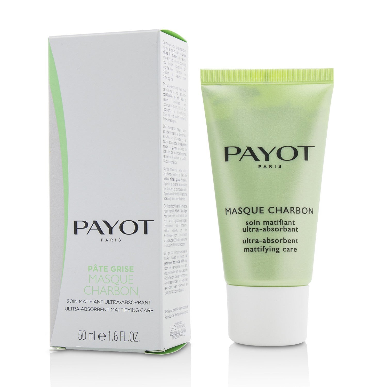 Payot Pate Grise Masque Charbon - Ultra-Absorbent Mattifying Care  50ml/1.6oz