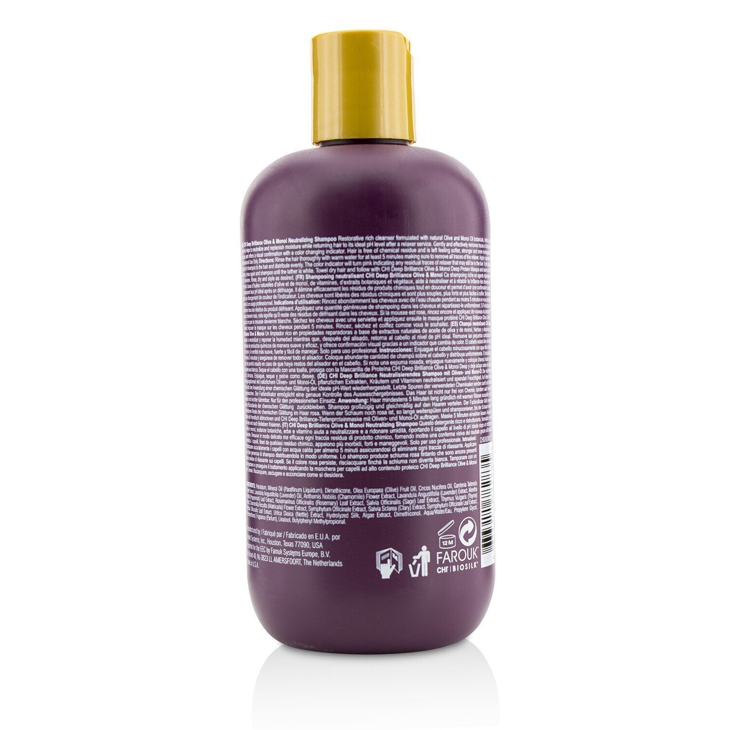 CHI Deep Brilliance Olive & Monoi Neutralizing Shampoo  355ml/12oz