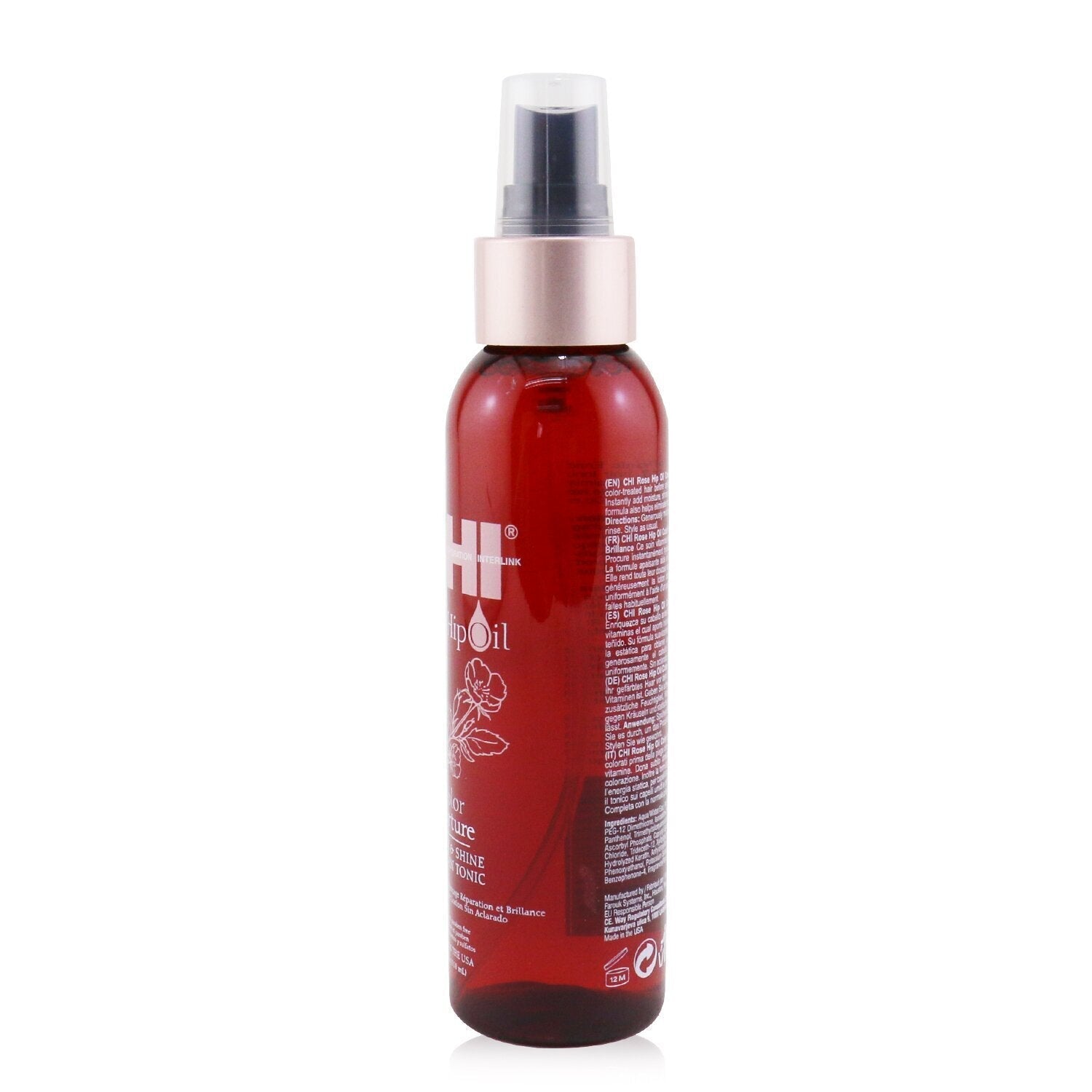 CHI Rose Hip Oil Color Nurture Repair & Shine Leave-In Tonic  118ml/4oz