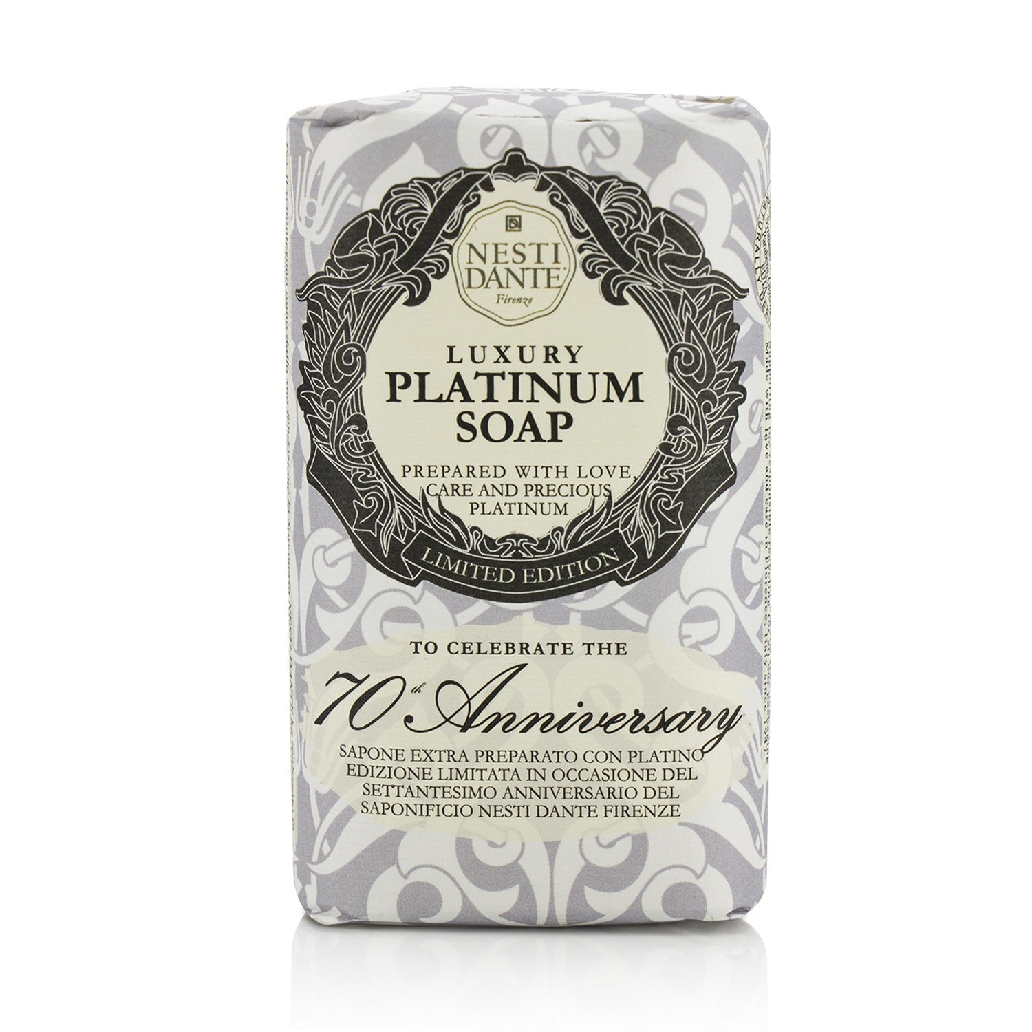 Nesti Dante 7070 Anniversary Luxury Platinum Soap With Precious Platinum (Limited Edition)  250g/8.8oz