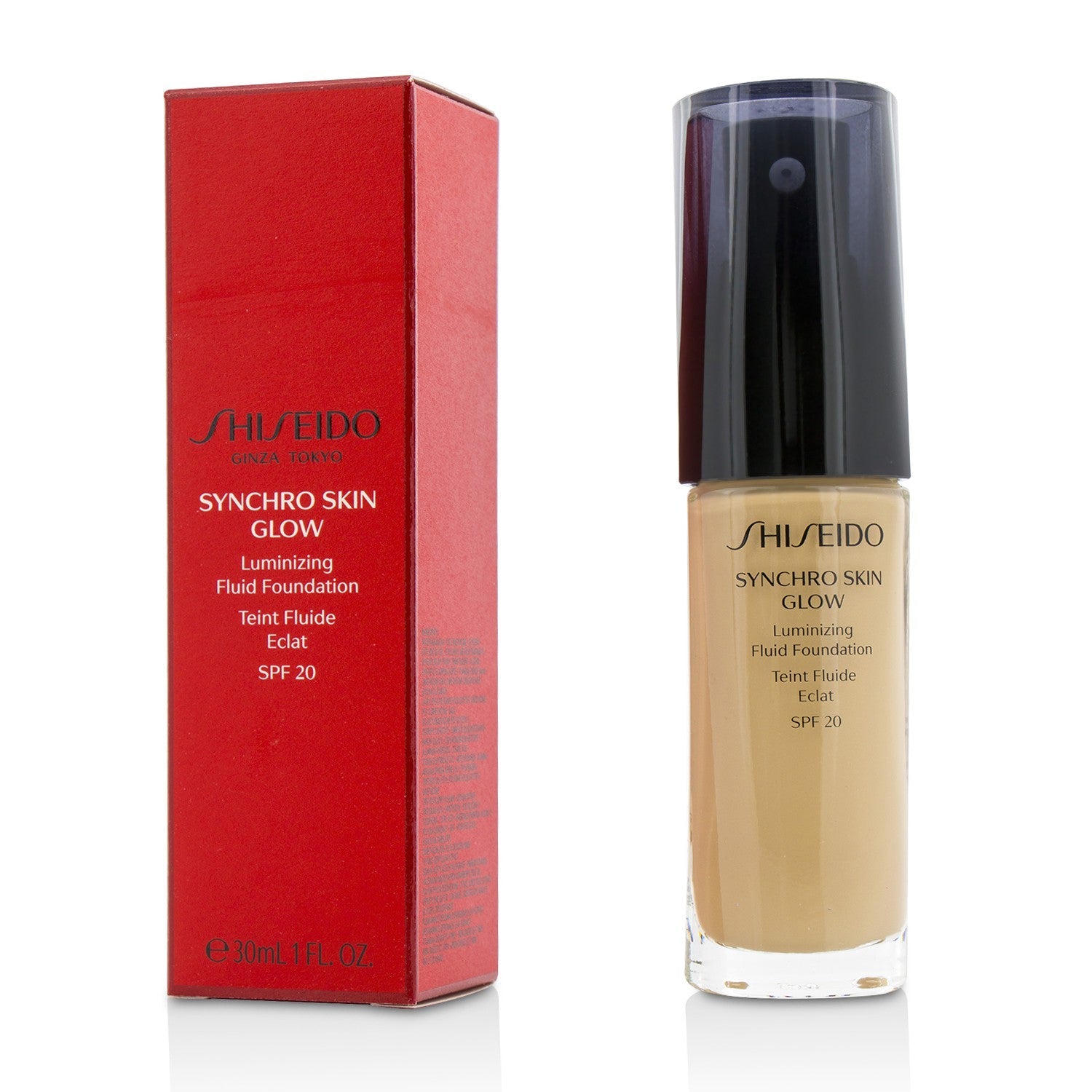 Shiseido Synchro Skin Glow Luminizing Fluid Foundation SPF 20 - # Rose 2  30ml/1oz