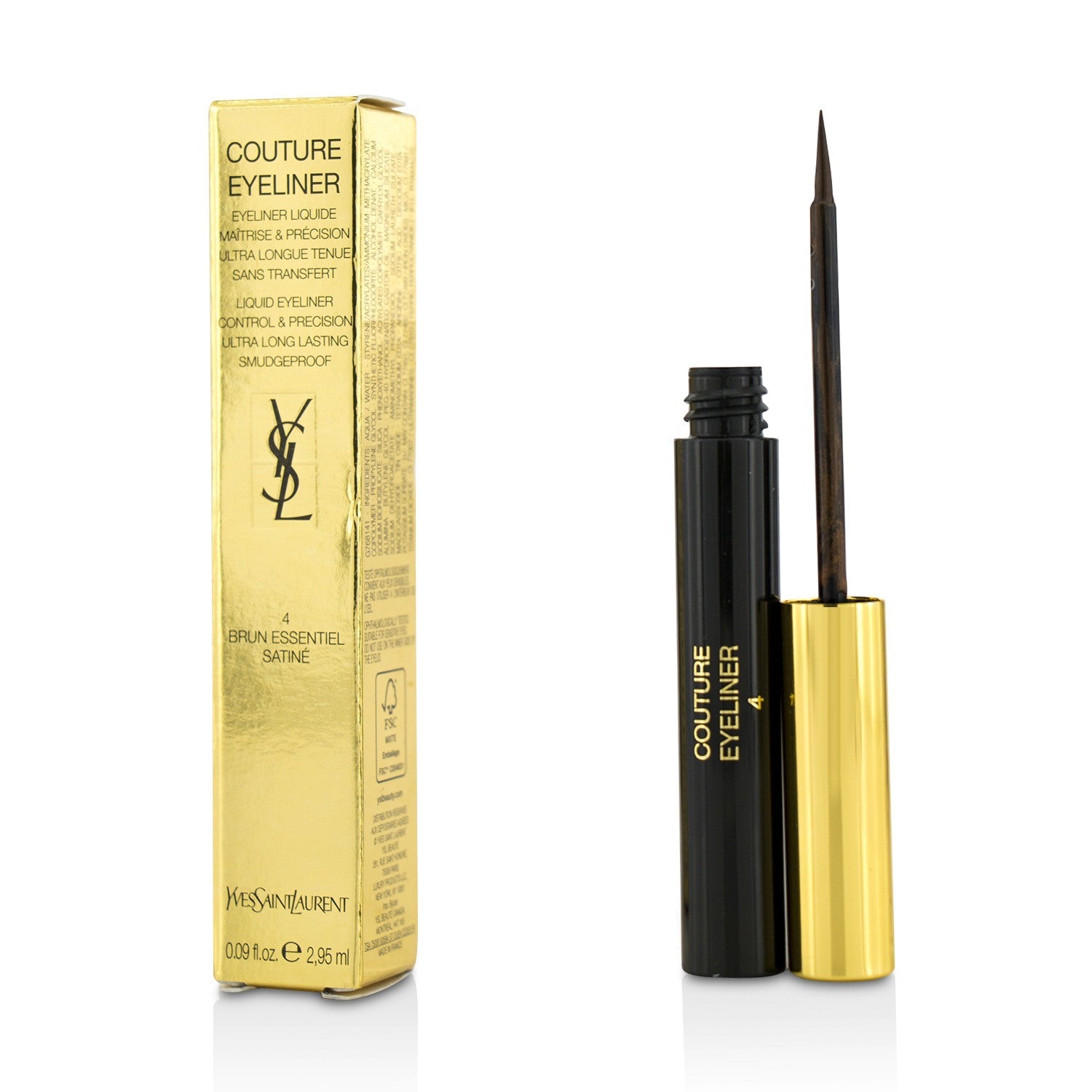 Yves Saint Laurent Couture Liquid Eyeliner - # 11 Metallic Grey  2.95ml/0.09oz